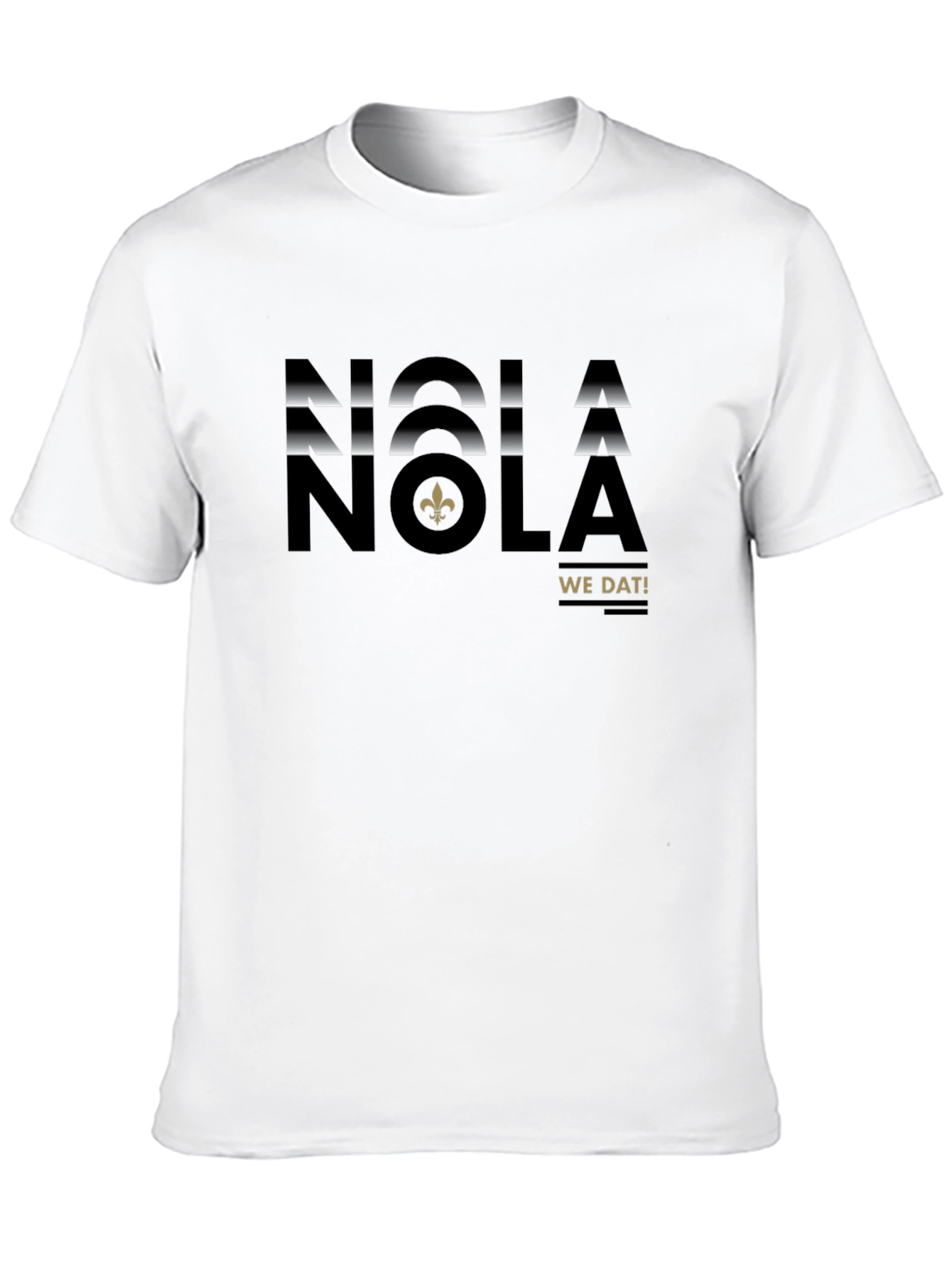 NOLA We Dat! Black T-Shirt