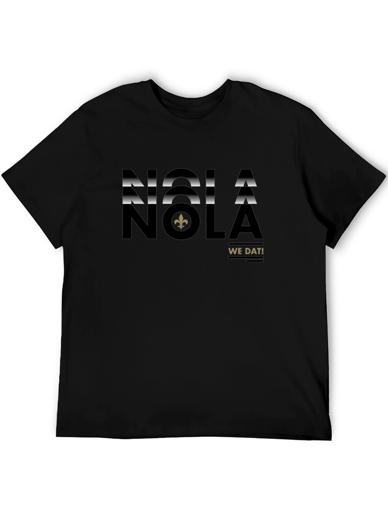 NOLA We Dat! Black T-Shirt