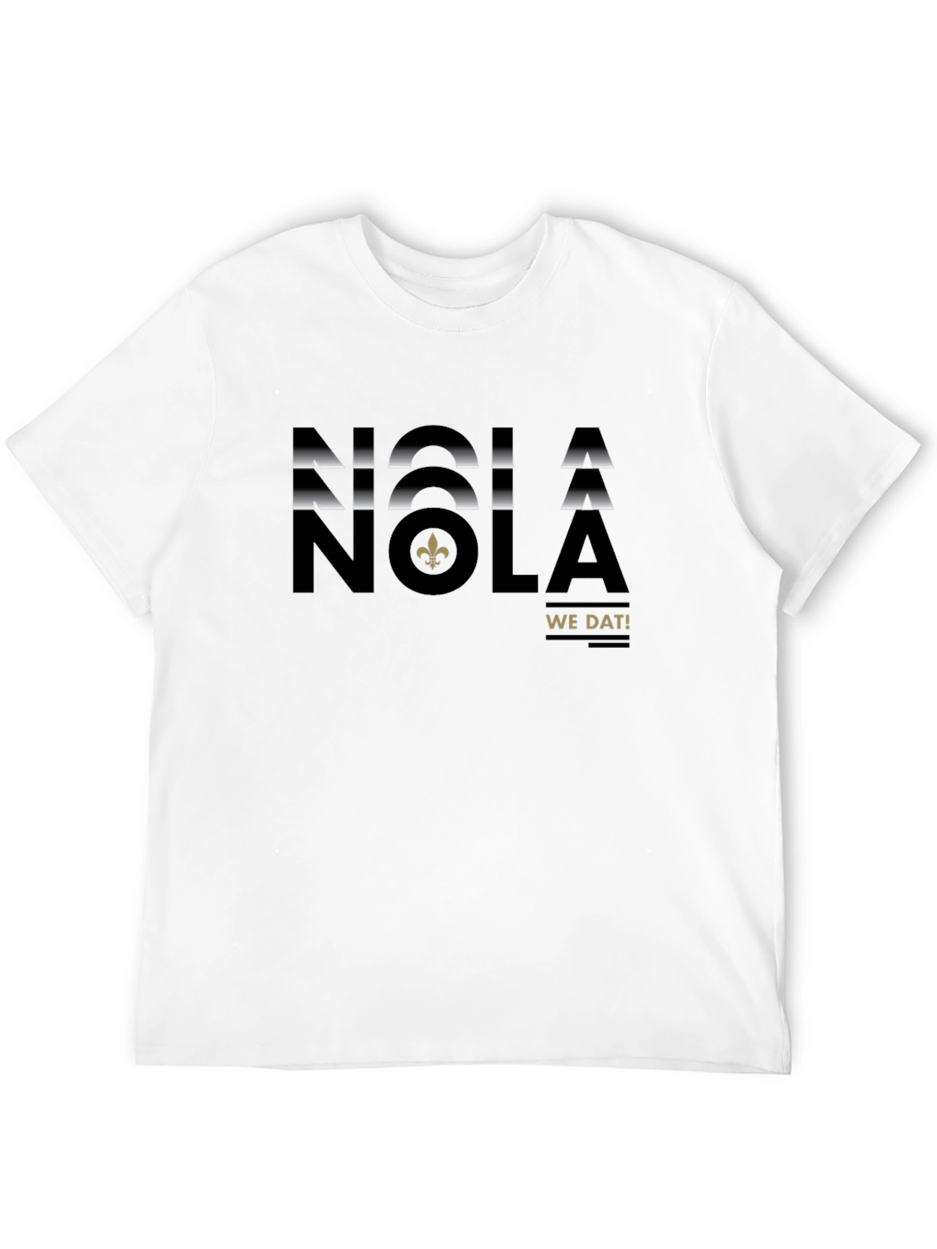 NOLA We Dat! Black T-Shirt