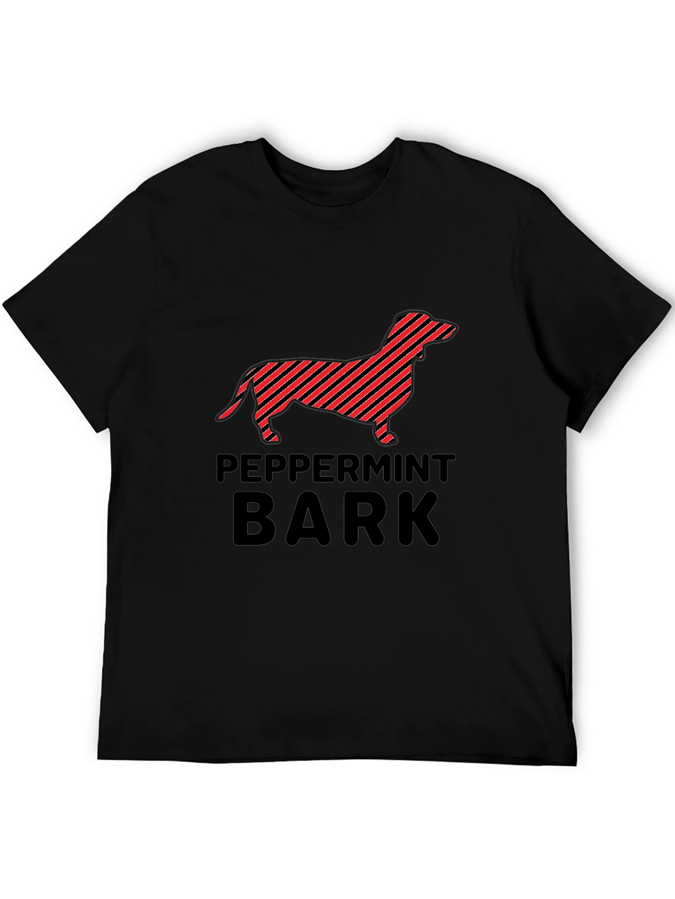 Peppermint Bark Dachshund Graphic T-Shirt