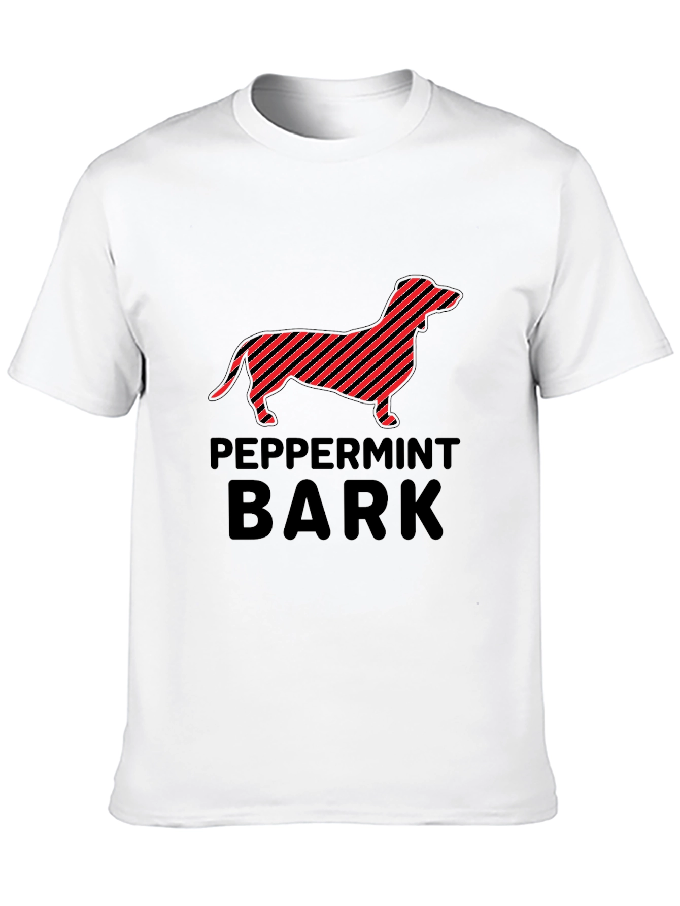 Peppermint Bark Dachshund Graphic T-Shirt