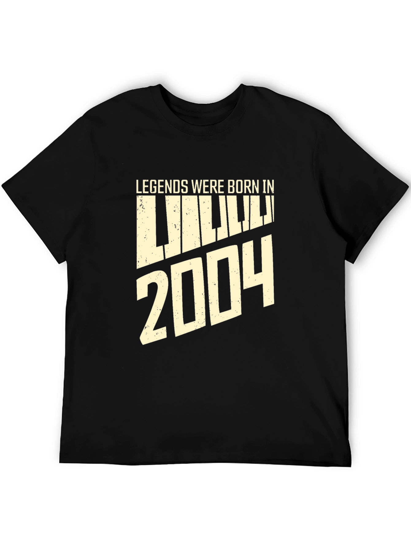 Legends Born in 2004 Black T-Shirt