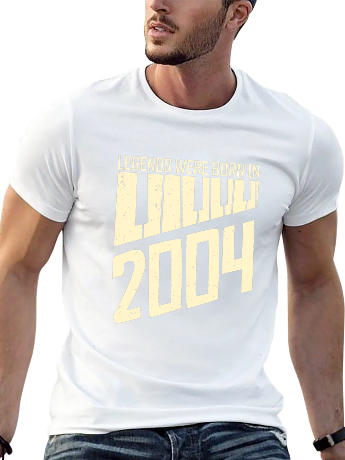 Legends Born in 2004 Black T-Shirt