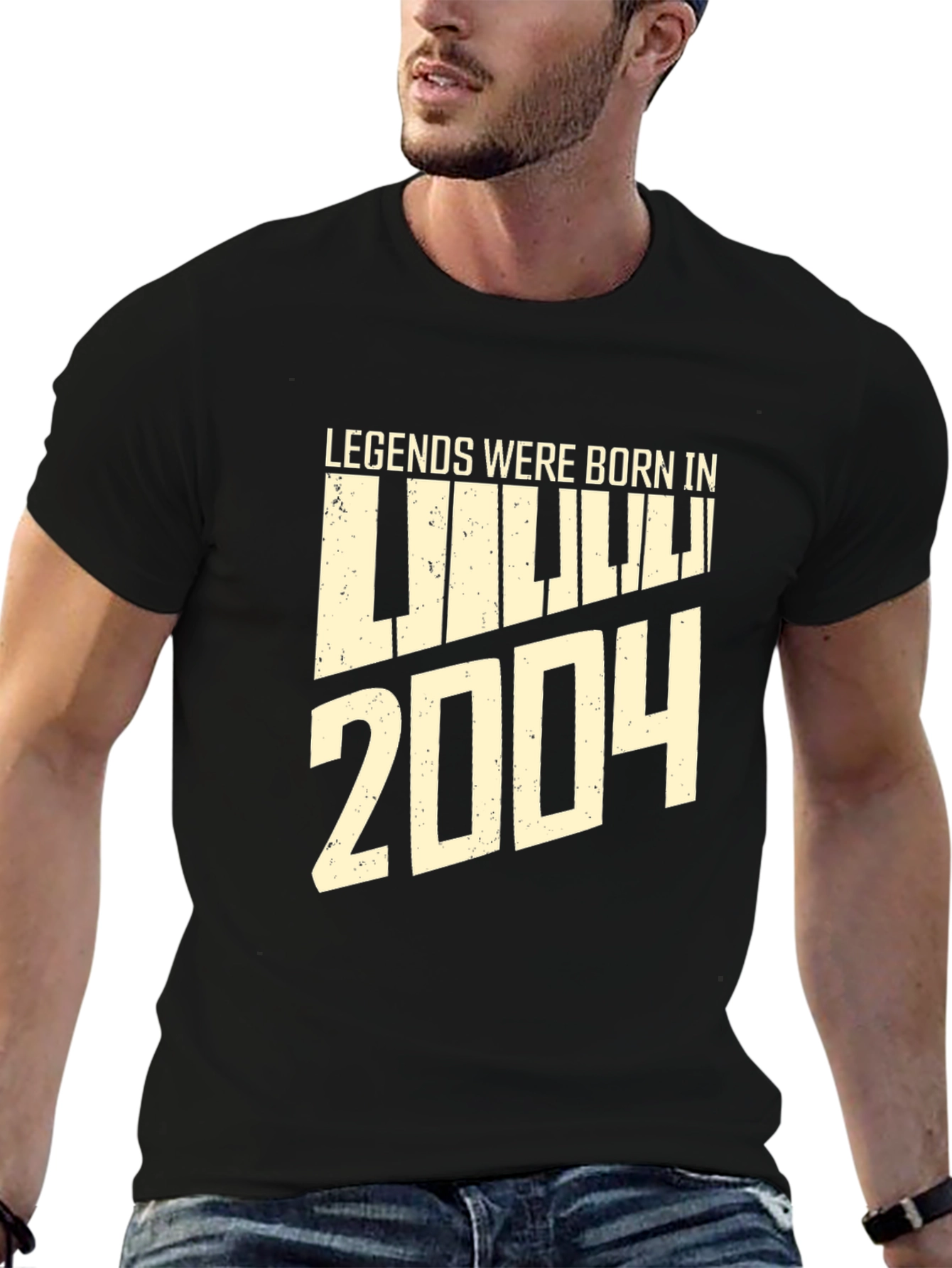 Legends Born in 2004 Black T-Shirt