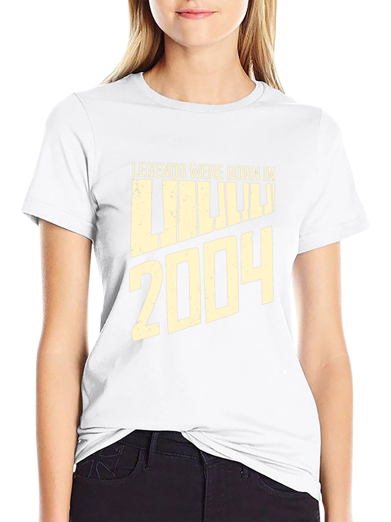 Legends Born in 2004 Black T-Shirt