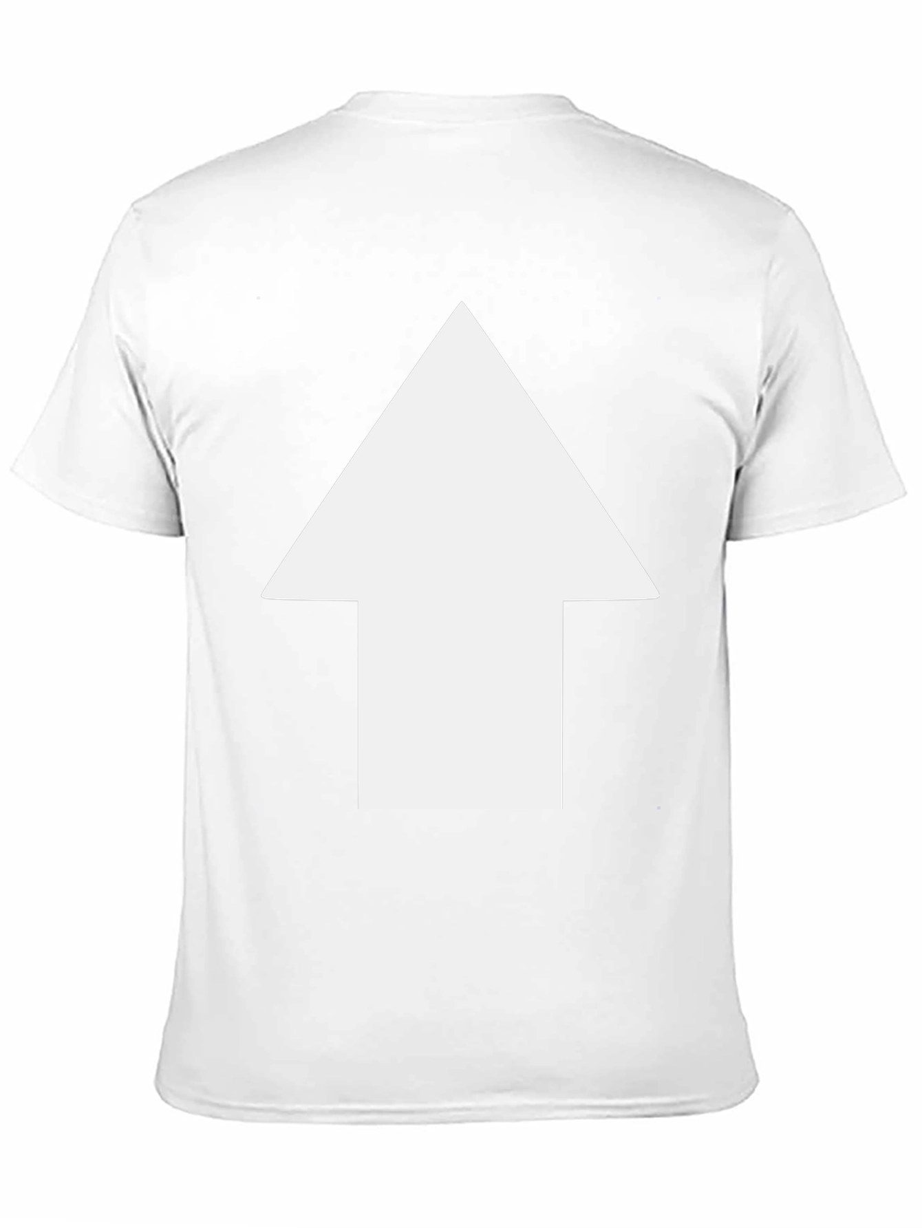Arrow Up Black T-Shirt - Simple & Stylish Design