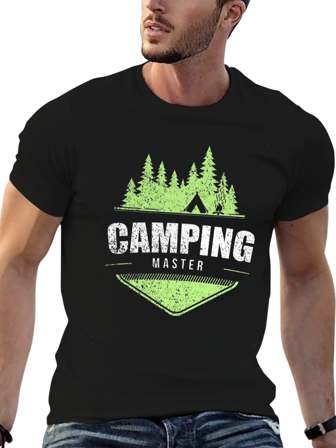 Camping Master Black T-Shirt