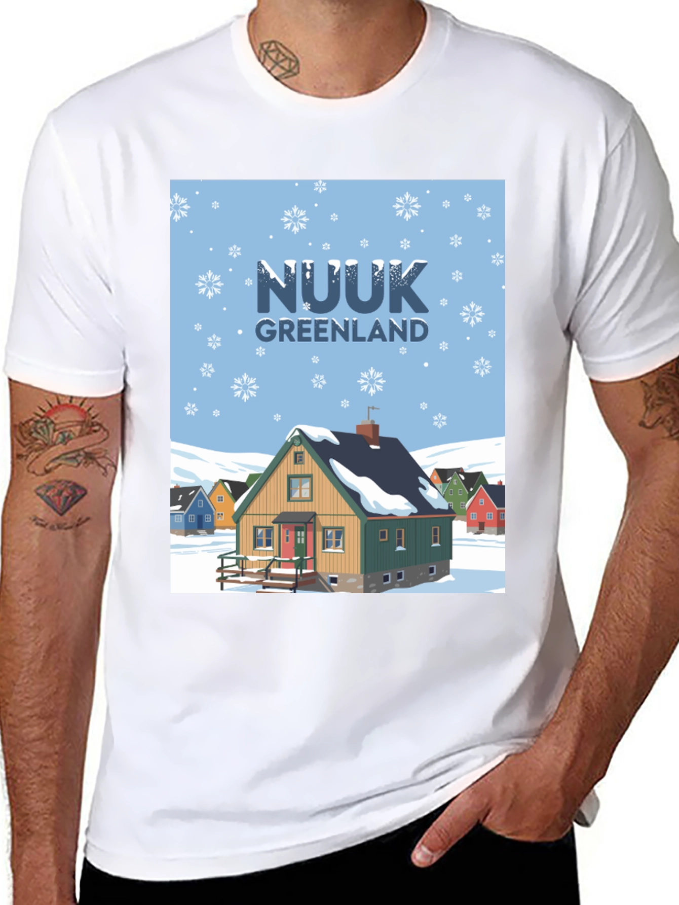 Nuuk Greenland Winter T-Shirt