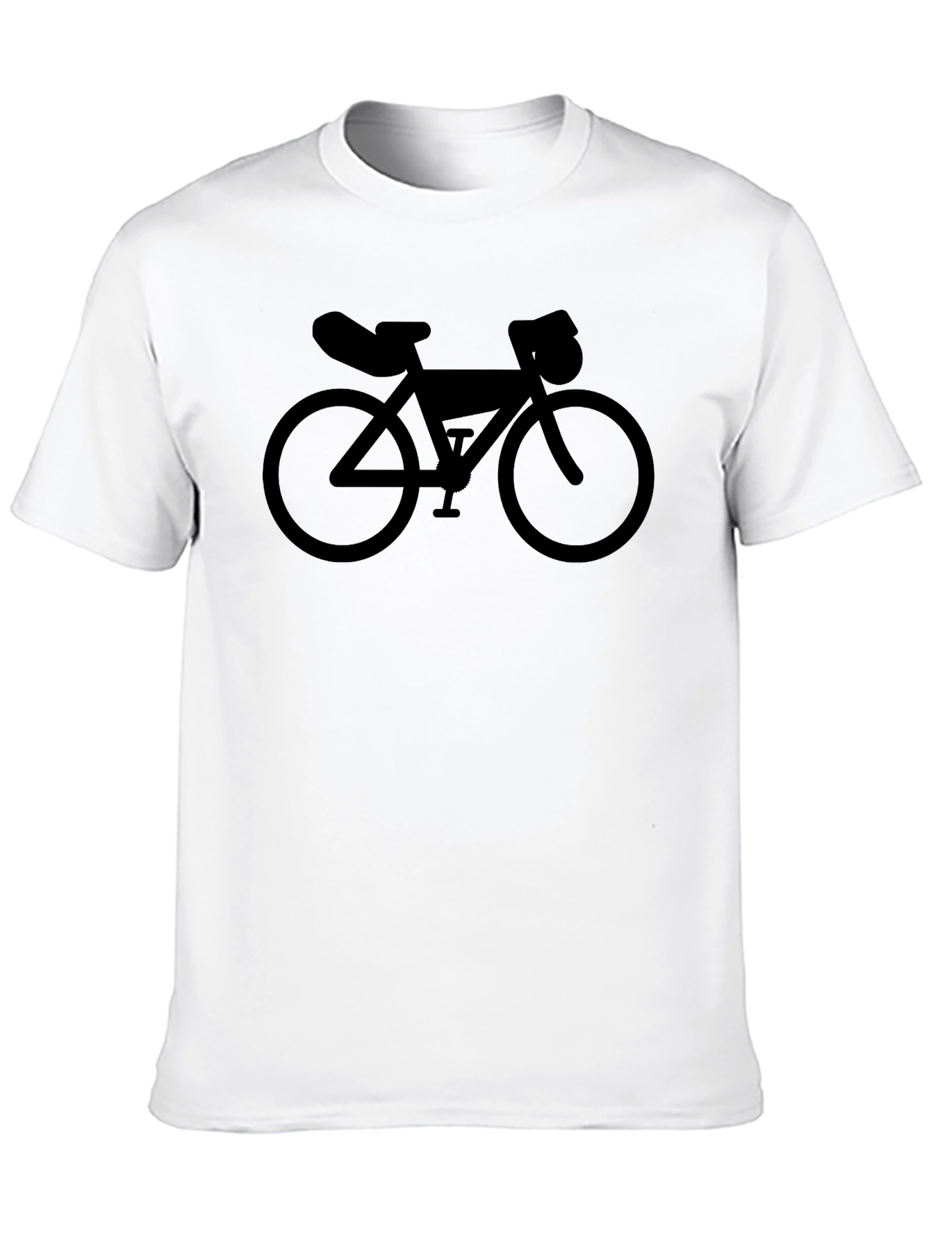 Bicycle Touring Graphic Tee - Black