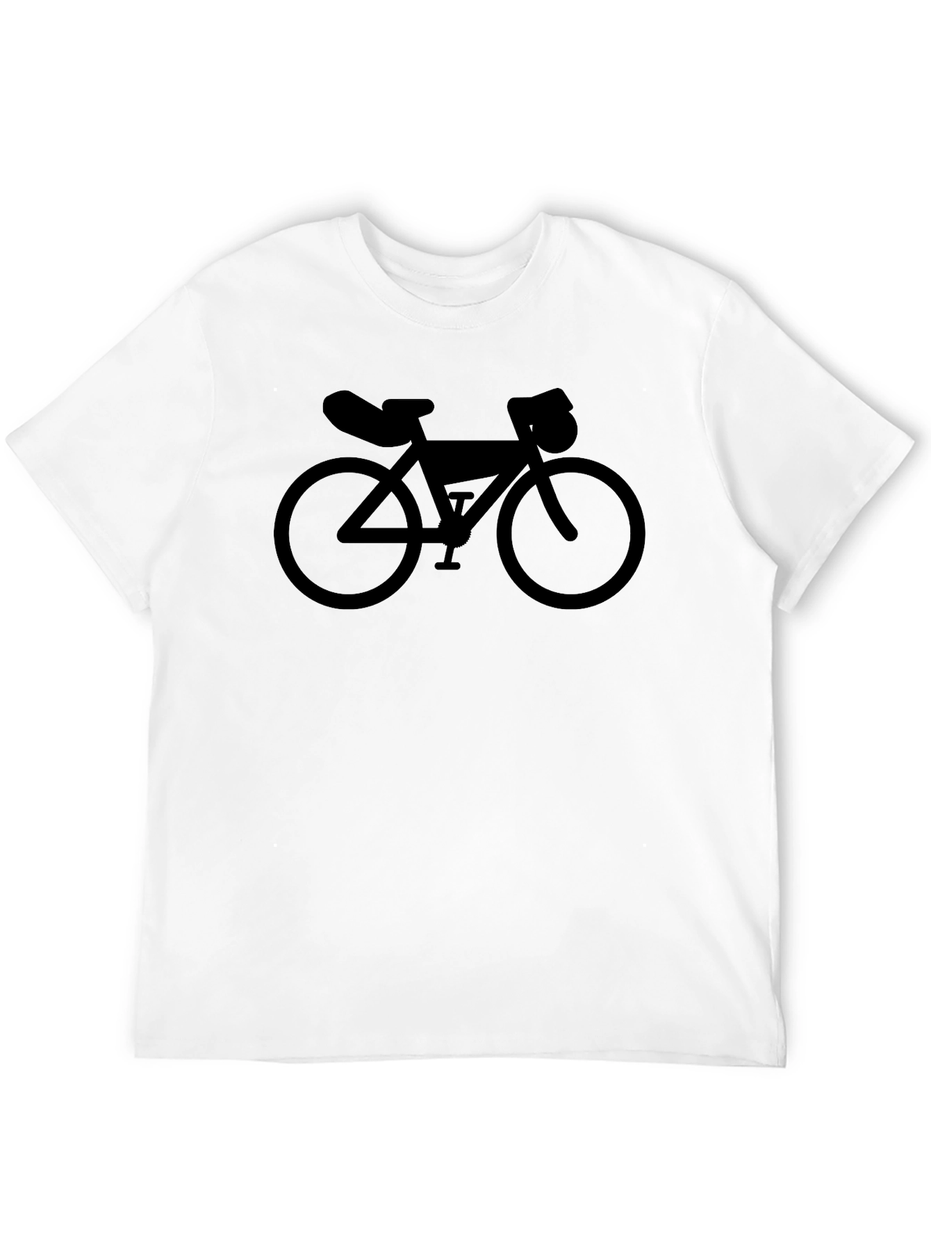 Bicycle Touring Graphic Tee - Black