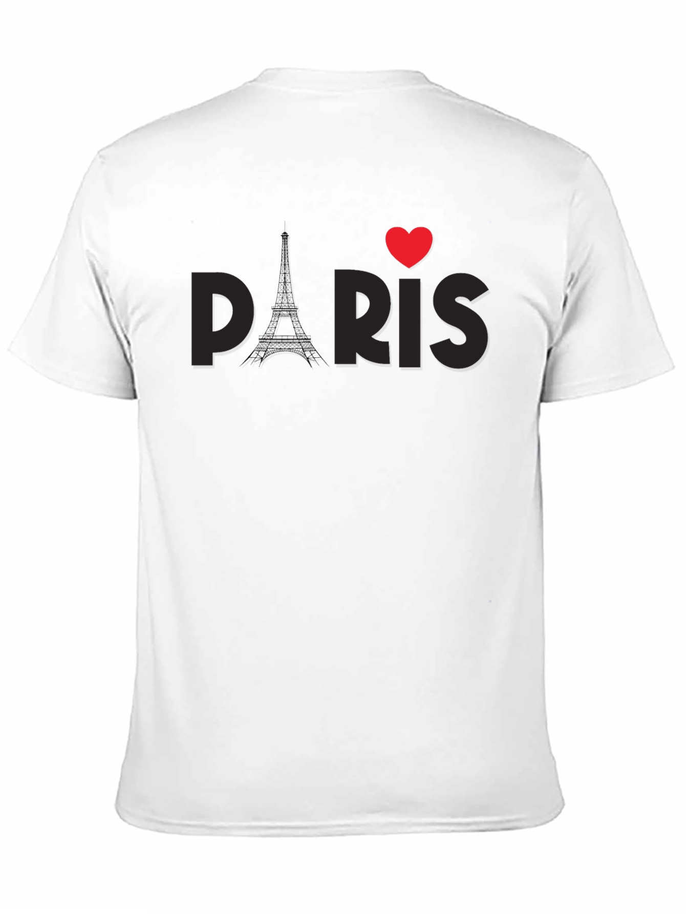 I Heart Paris Black Graphic Tee