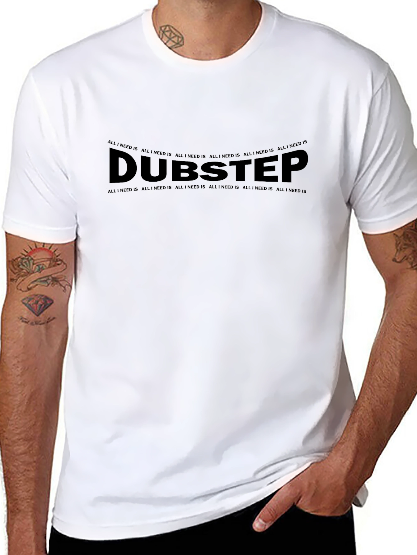 Dubstep All I Need Is Black T-Shirt