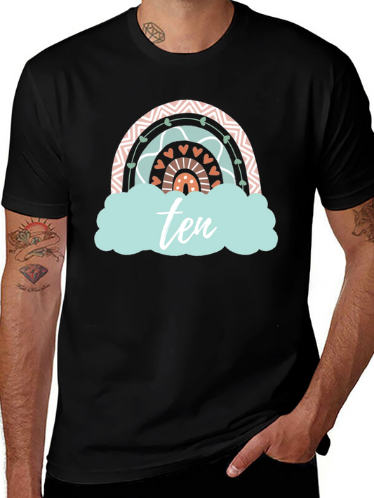 Ten Rainbow Birthday T-Shirt
