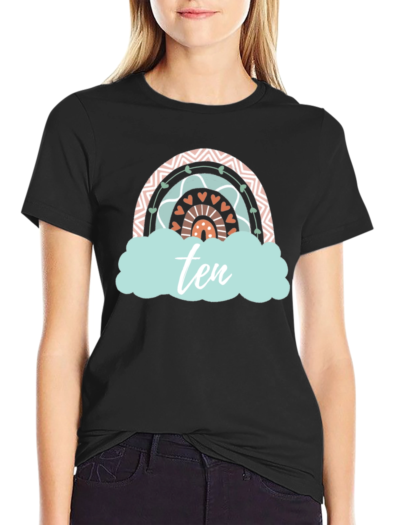 Ten Rainbow Birthday T-Shirt