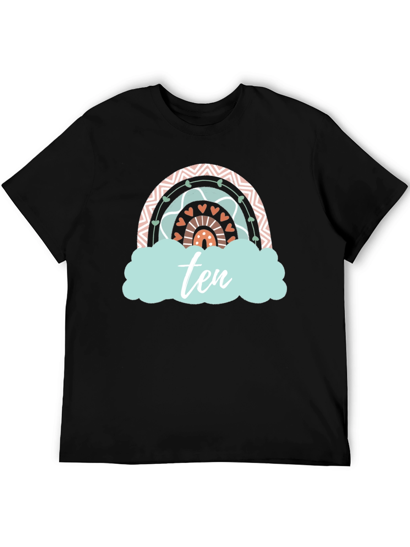 Ten Rainbow Birthday T-Shirt
