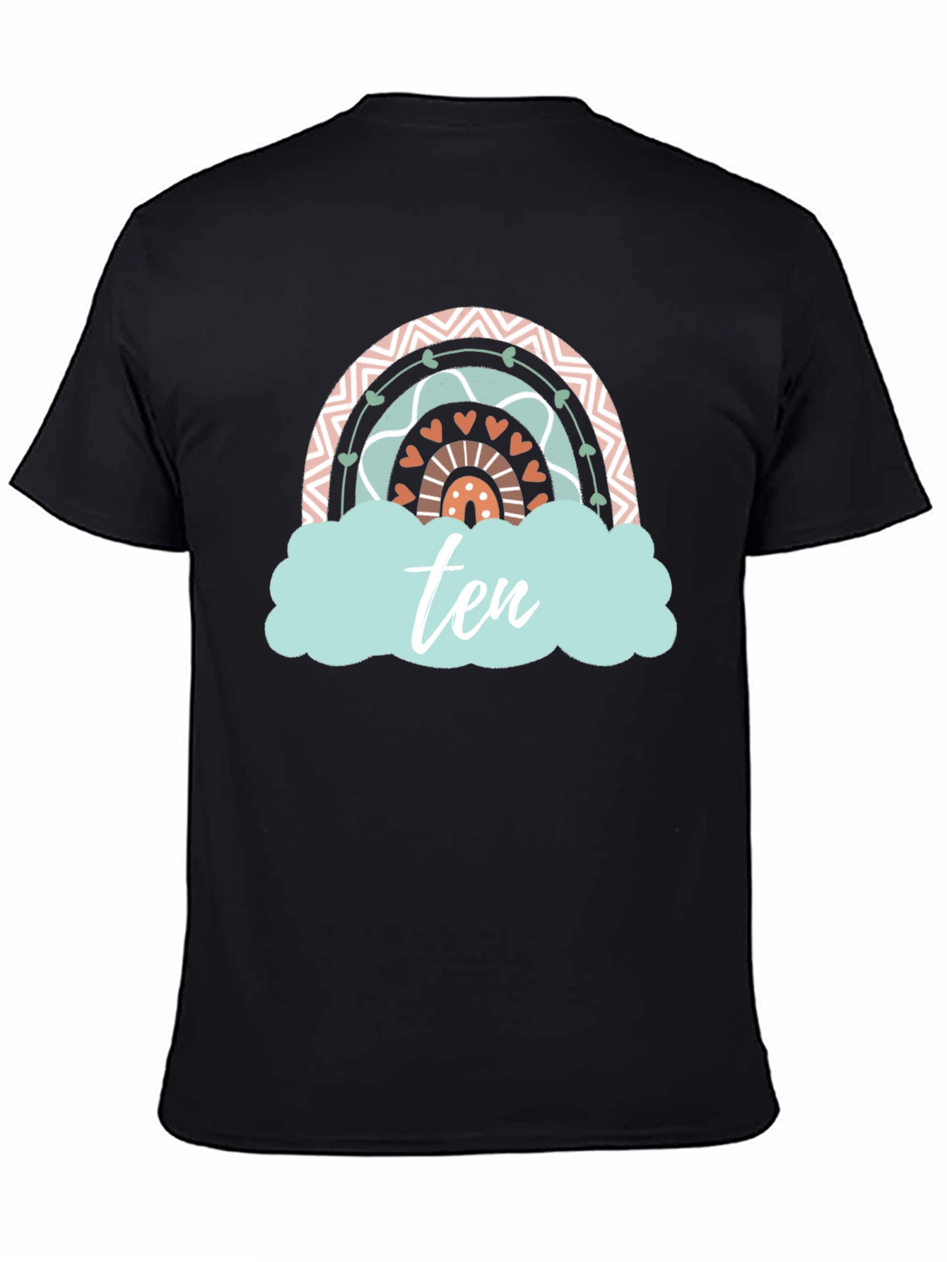 Ten Rainbow Birthday T-Shirt