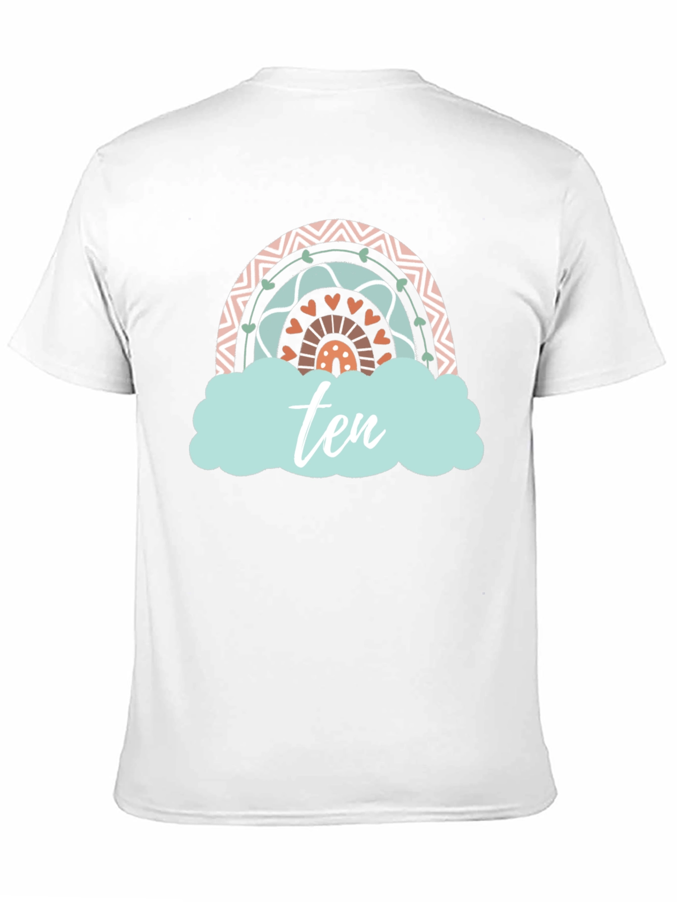 Ten Rainbow Birthday T-Shirt