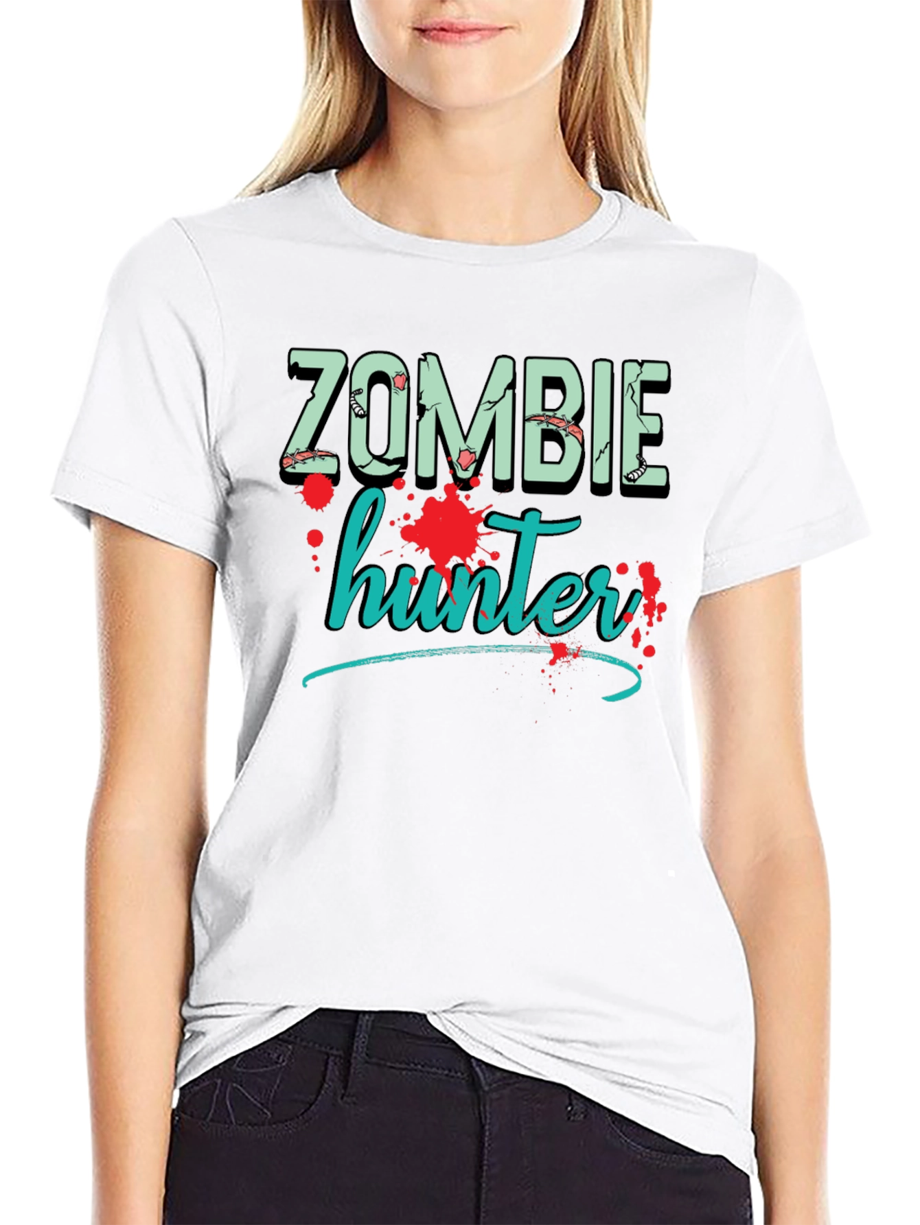 Zombie Hunter Graphic T-Shirt