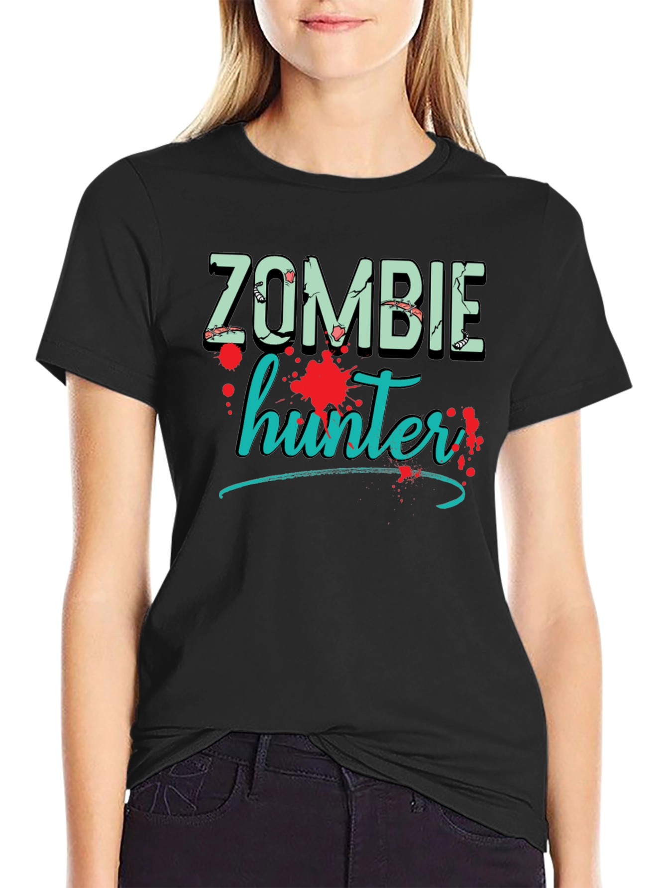 Zombie Hunter Graphic T-Shirt