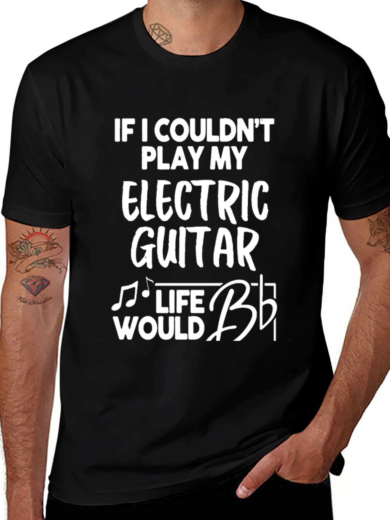 Electric Guitar T-Shirt - Musicians Life Humor