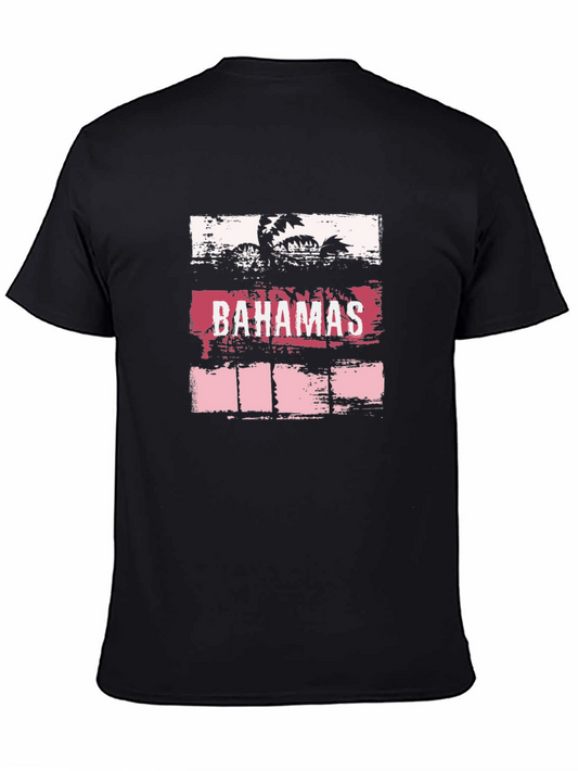 Bahamas Palm Tree T-Shirt - Island Vibes