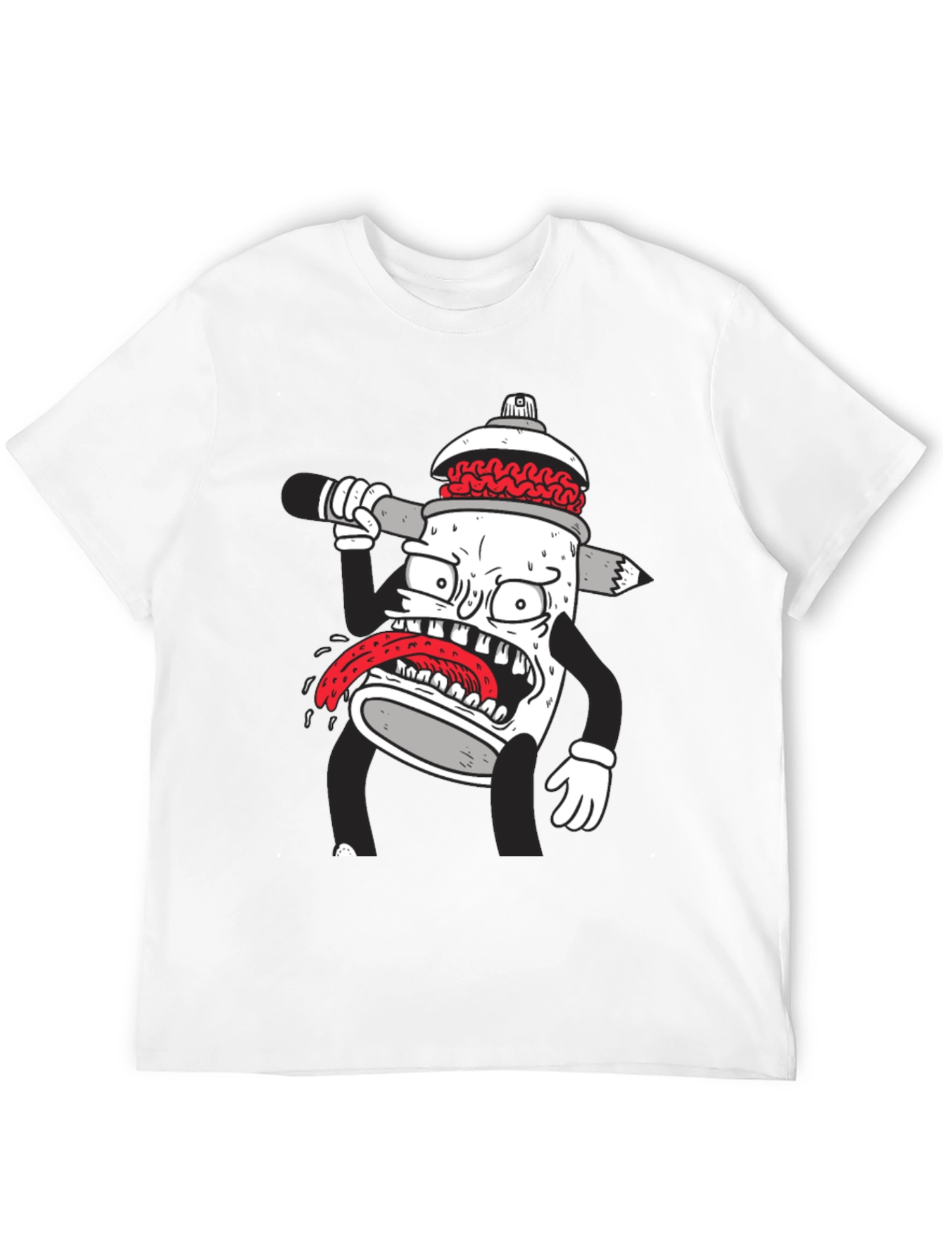 Cartoon Spray Paint Can T-Shirt