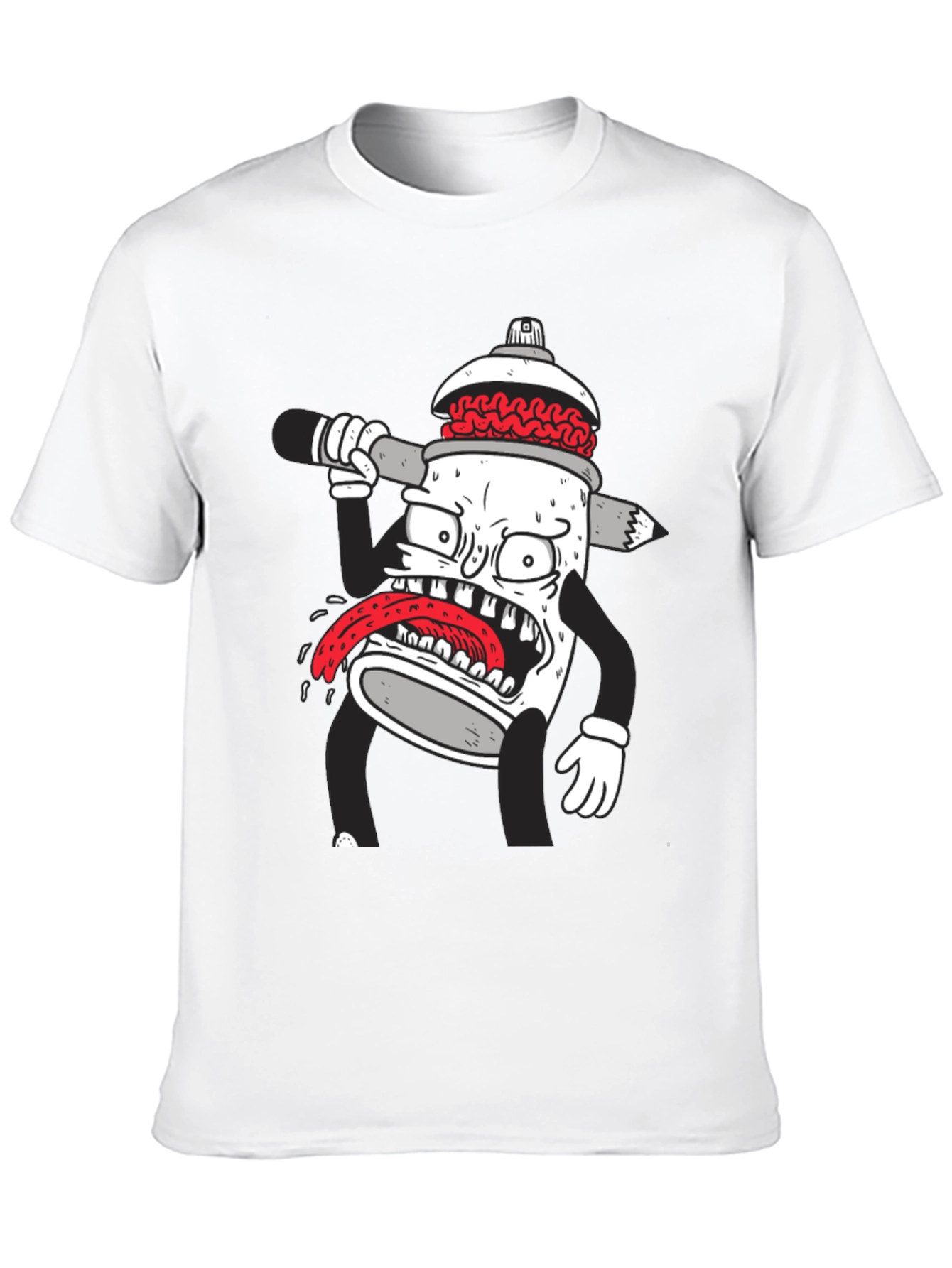 Cartoon Spray Paint Can T-Shirt