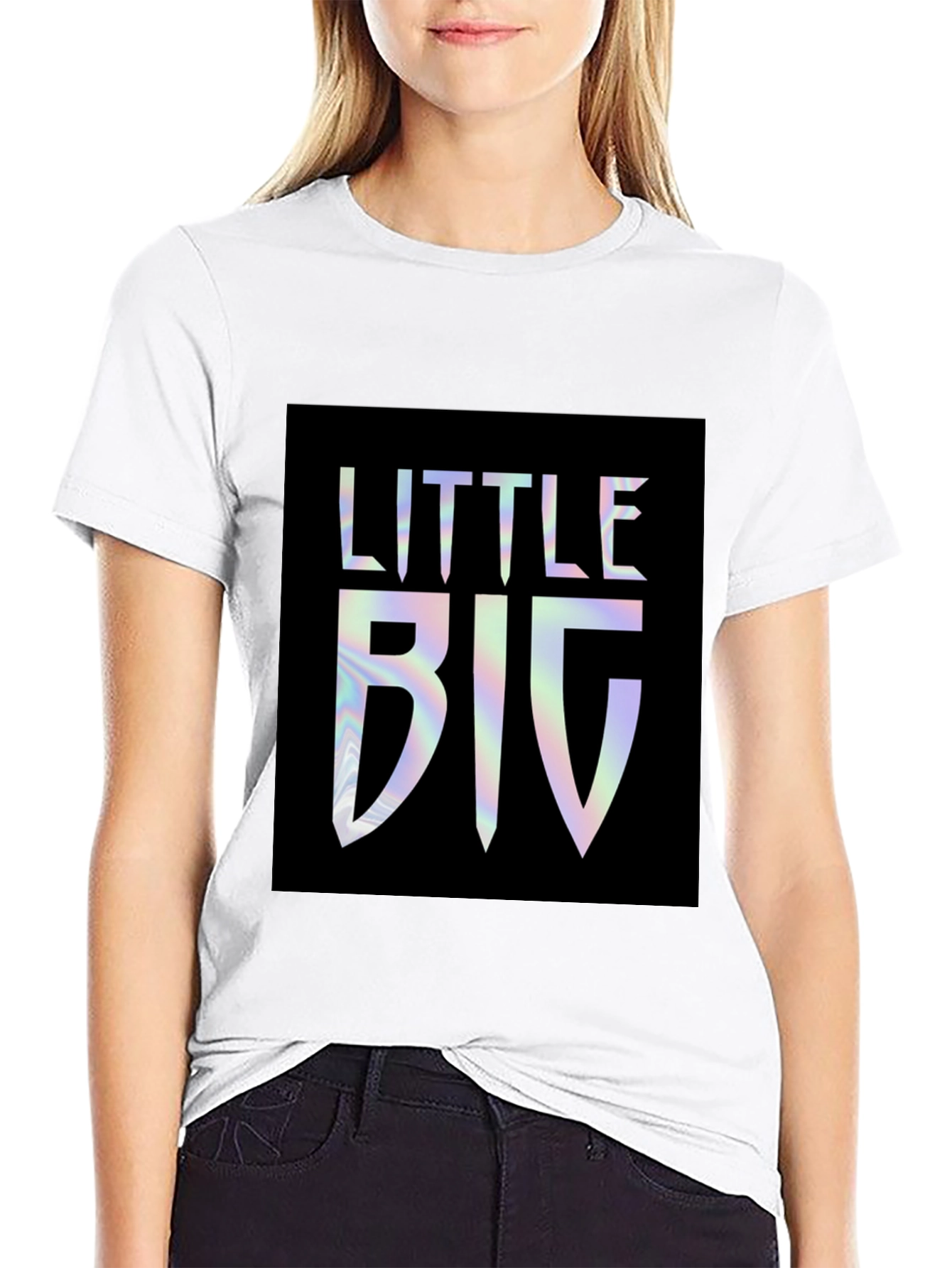 Little BIG Graphic Tee - Holographic Print