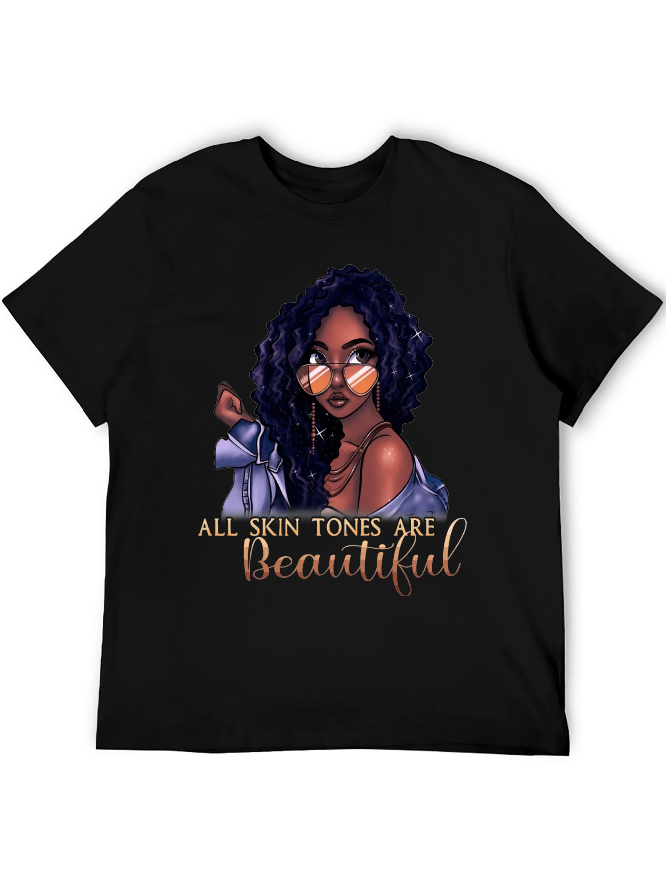 All Skin Tones Are Beautiful Graphic T-Shirt