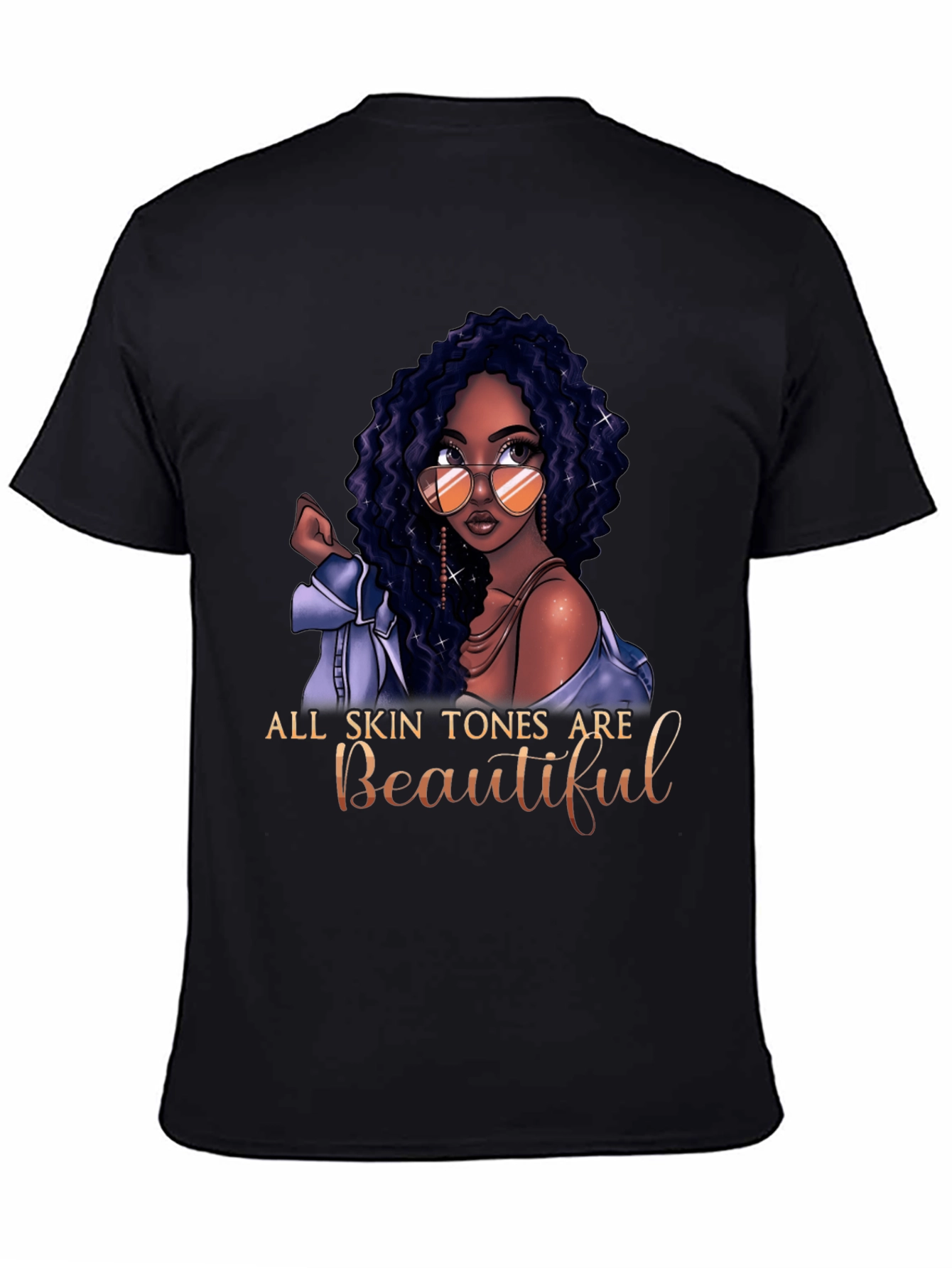 All Skin Tones Are Beautiful Graphic T-Shirt