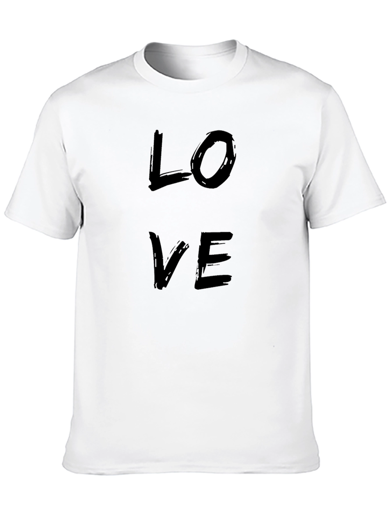 Love Graphic Black Tee - Mens Casual T-Shirt
