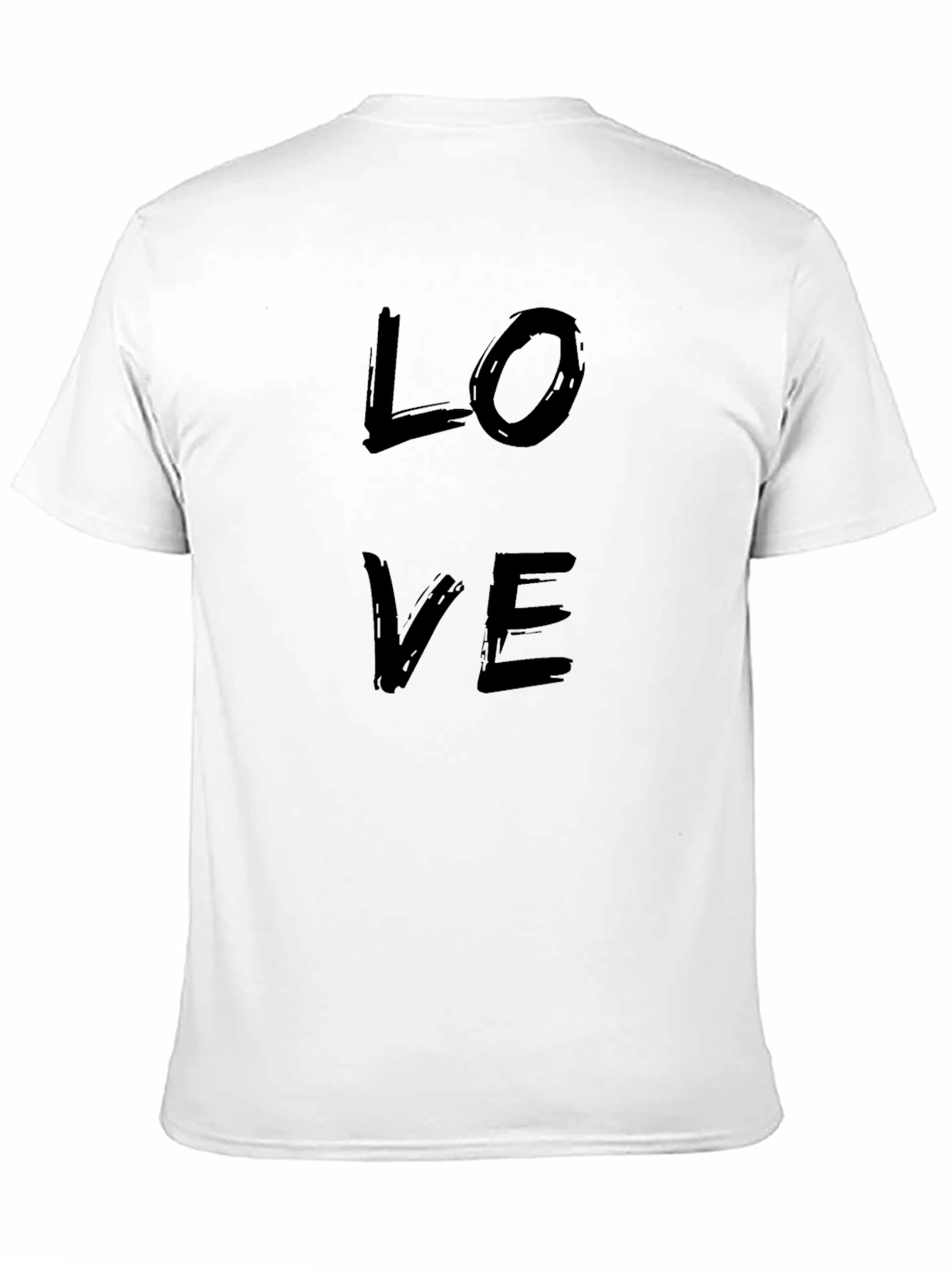Love Graphic Black Tee - Mens Casual T-Shirt