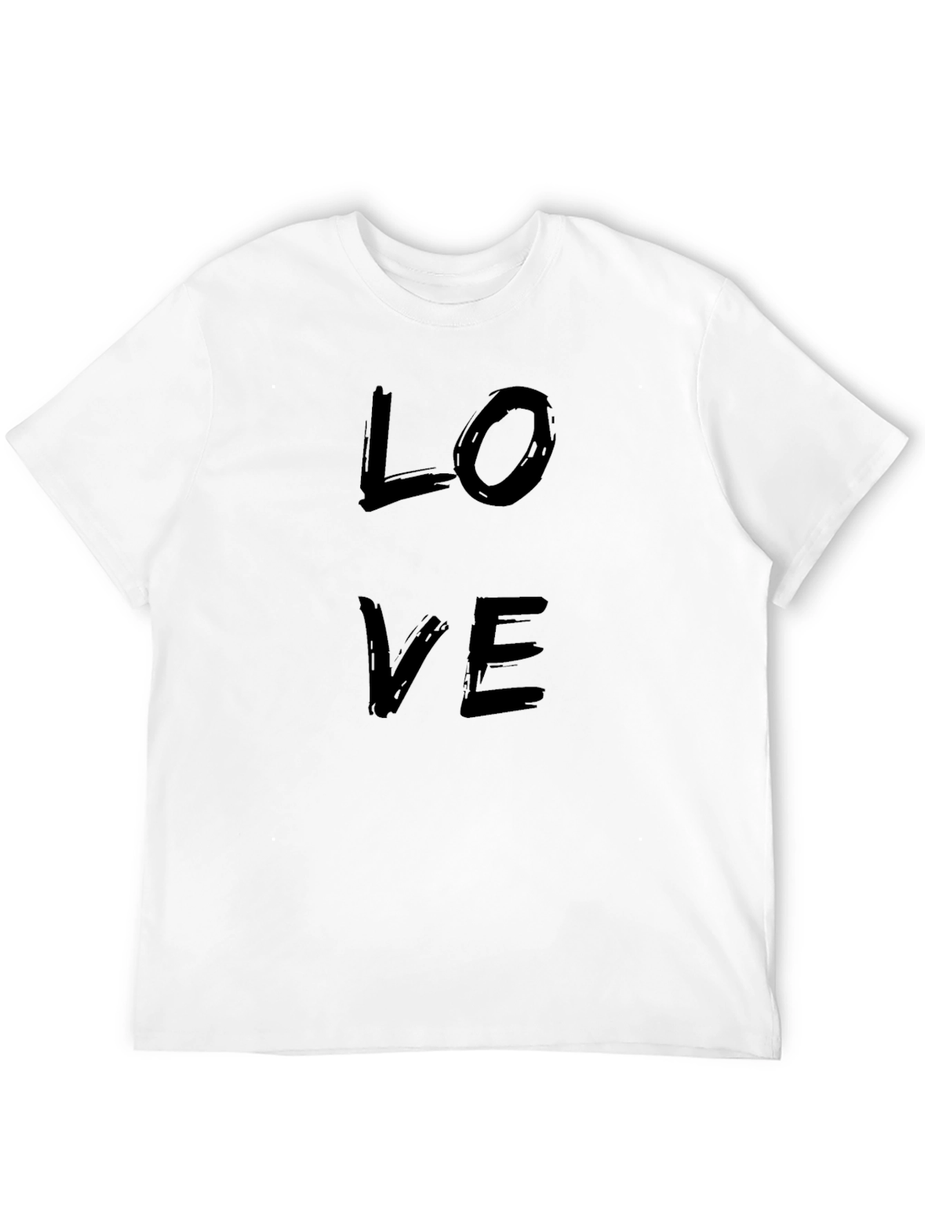 Love Graphic Black Tee - Mens Casual T-Shirt