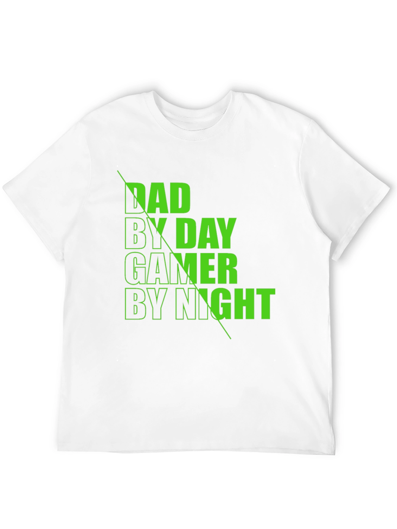 Dad By Day Gamer By Night Black T-Shirt
