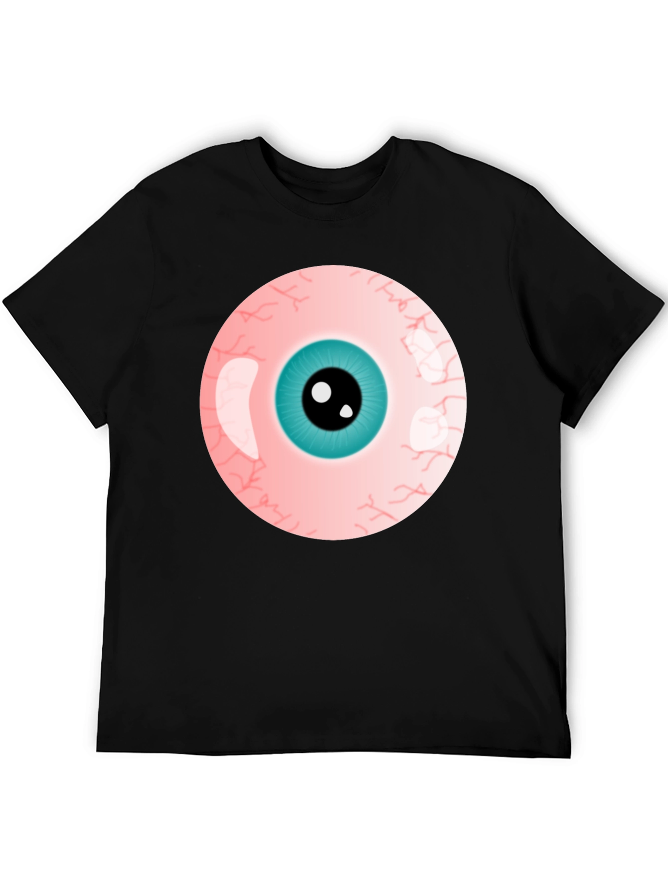 Eye-Catching Graphic Tee - Bold Eyeball Design