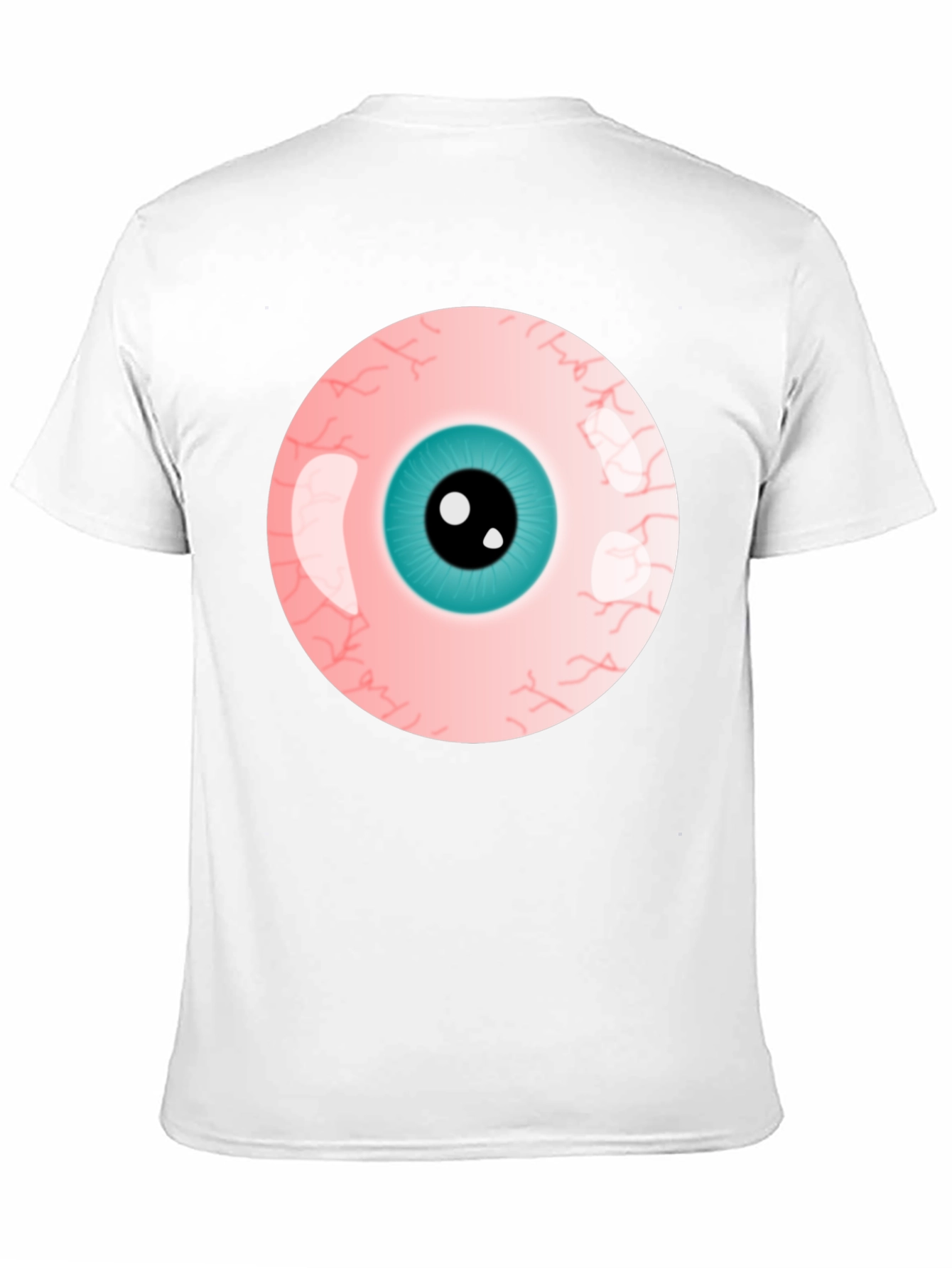 Eye-Catching Graphic Tee - Bold Eyeball Design