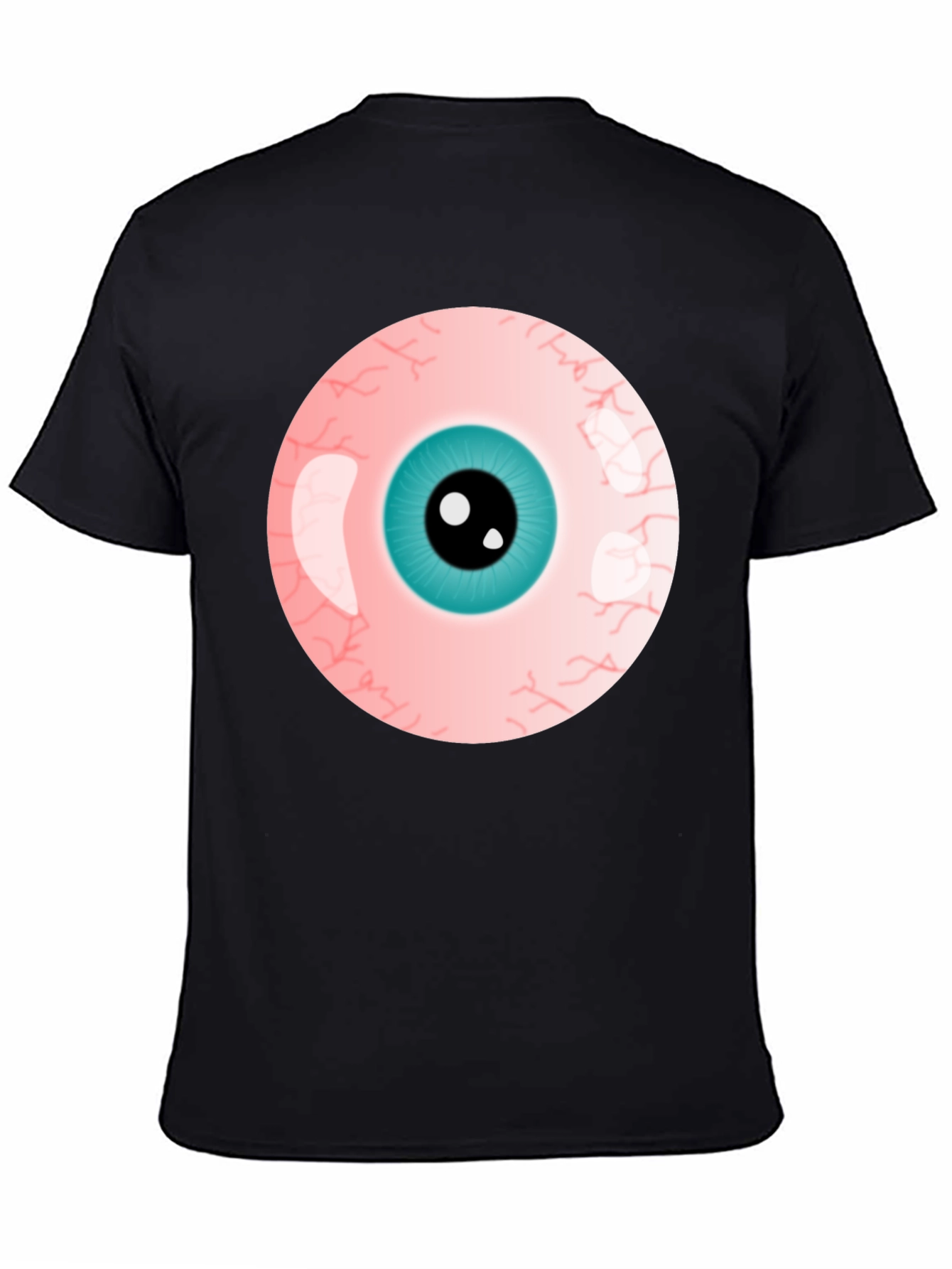 Eye-Catching Graphic Tee - Bold Eyeball Design