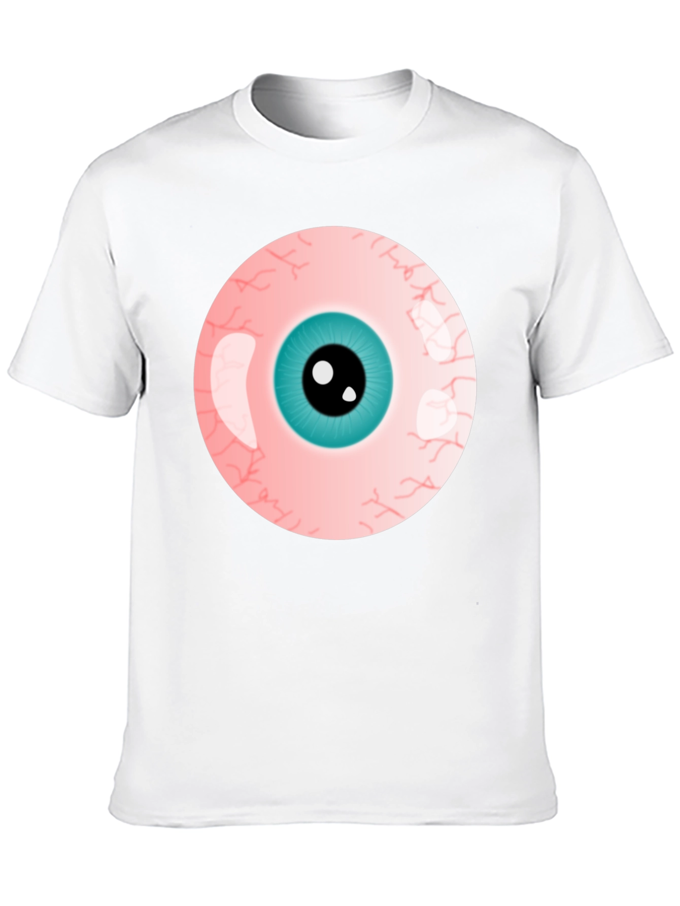 Eye-Catching Graphic Tee - Bold Eyeball Design
