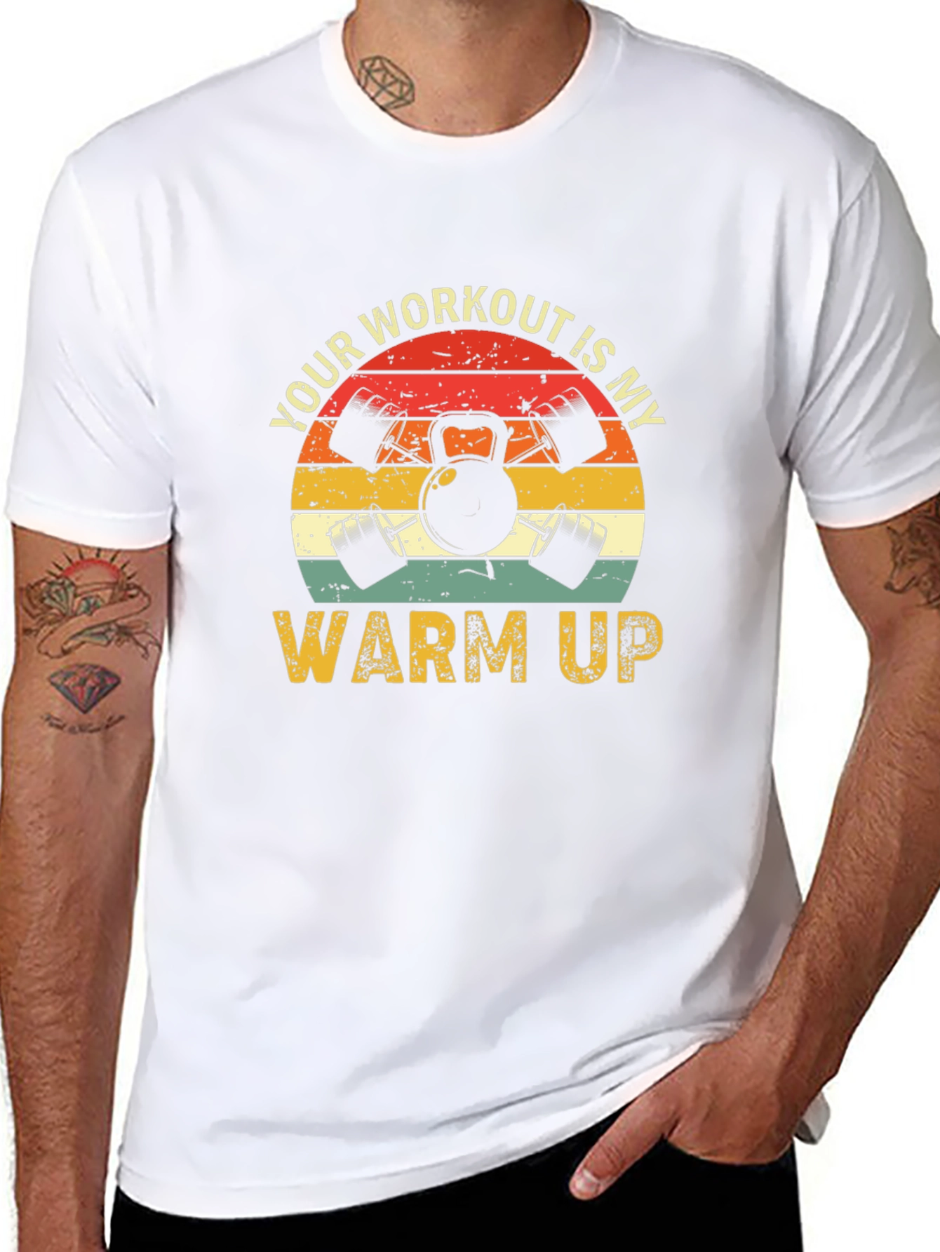 Workout Kettlebell Tee