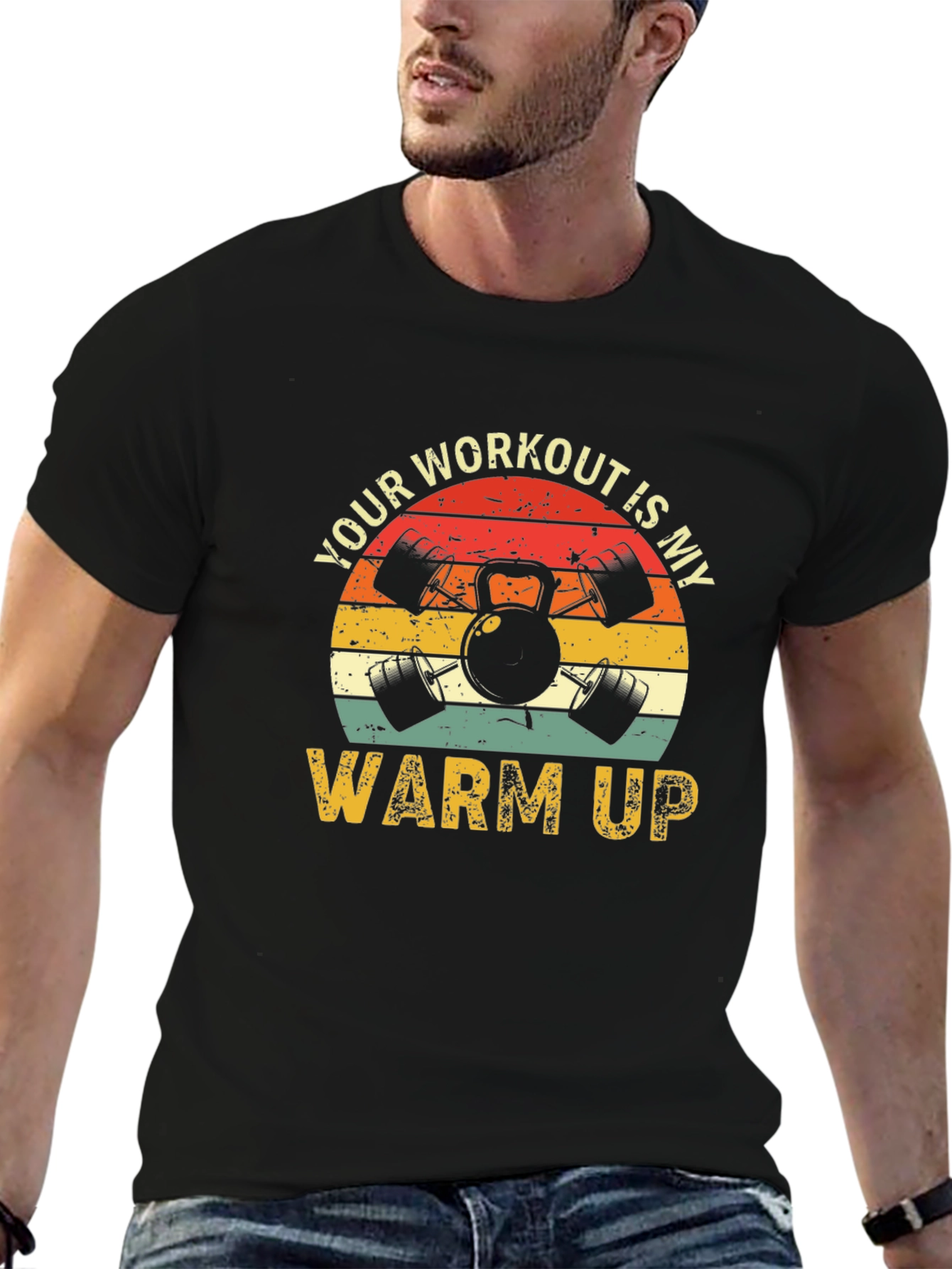 Workout Kettlebell Tee
