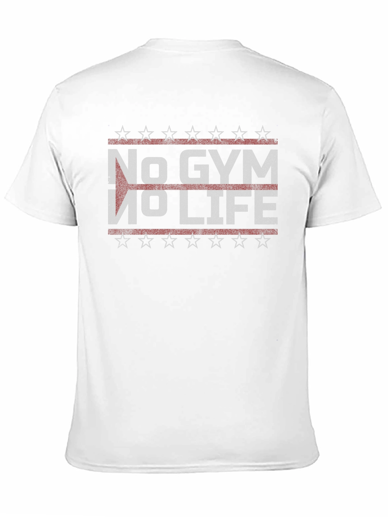 No Gym No Life Black Graphic T-Shirt