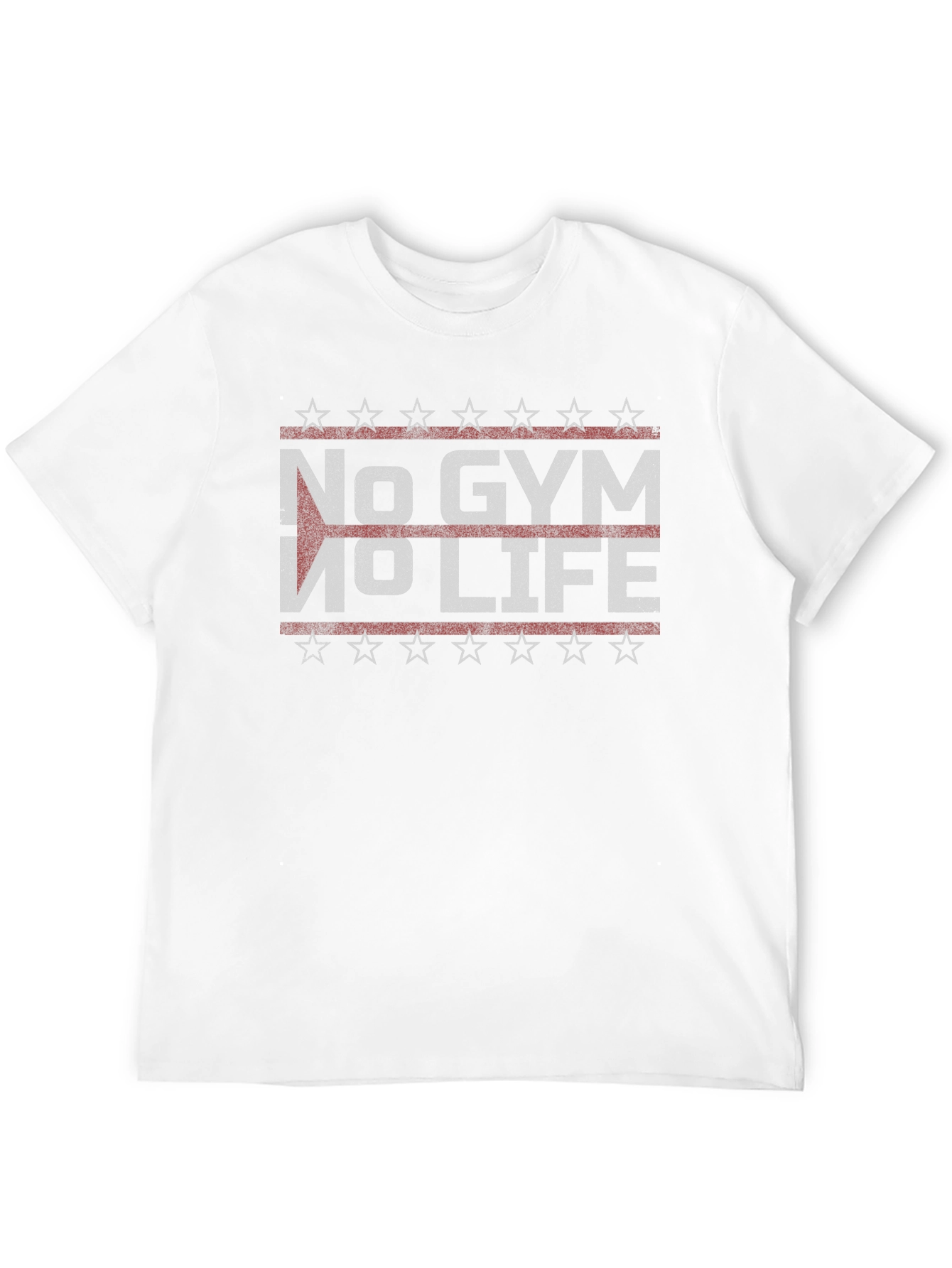 No Gym No Life Black Graphic T-Shirt