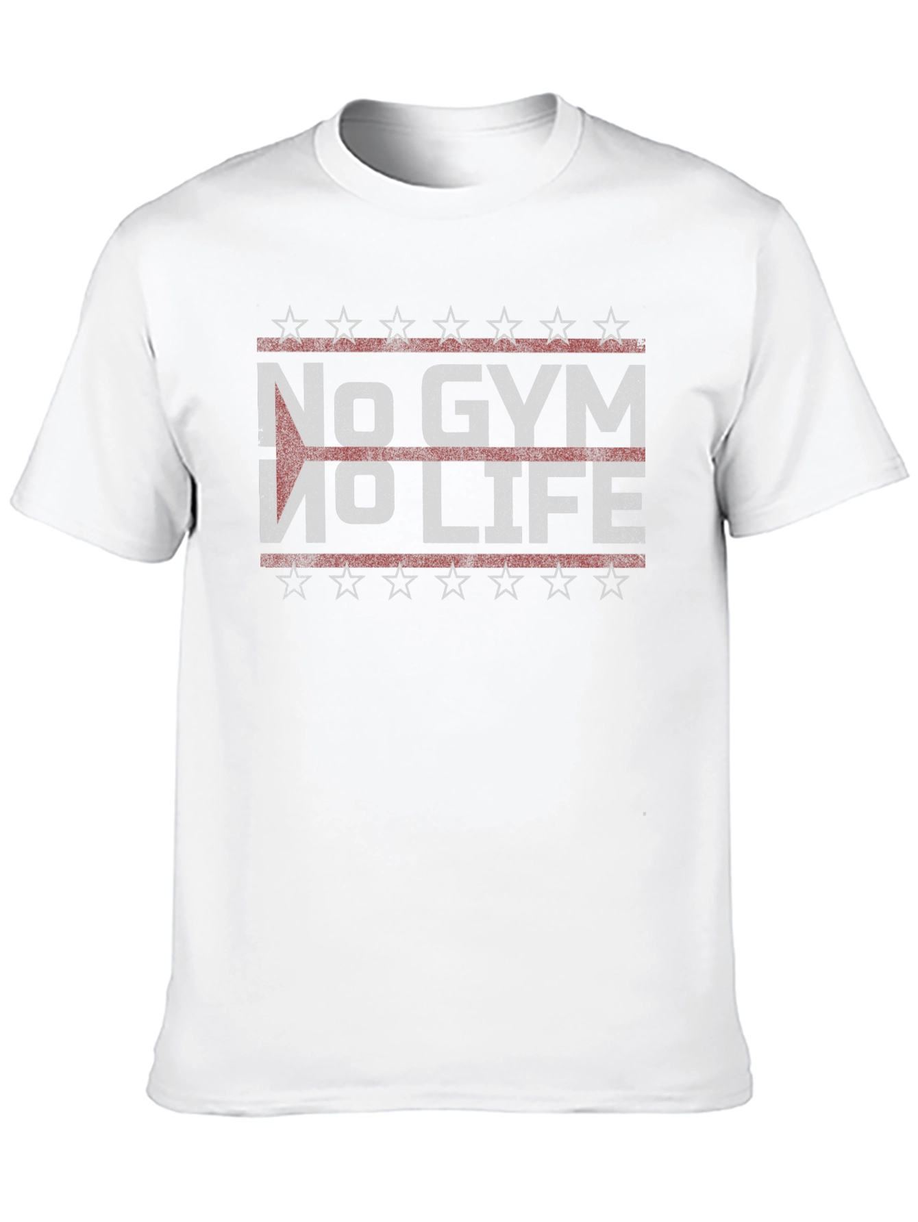 No Gym No Life Black Graphic T-Shirt