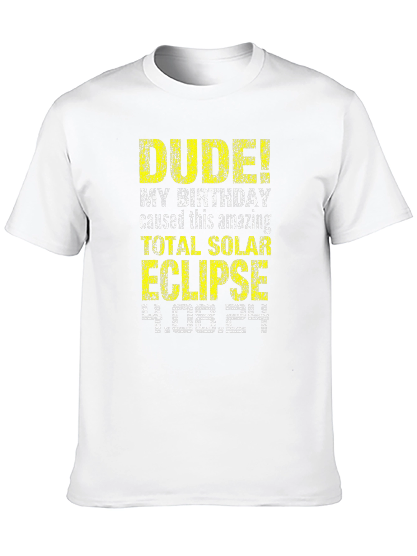 Total Solar Eclipse Birthday Tee - April 8th 2024