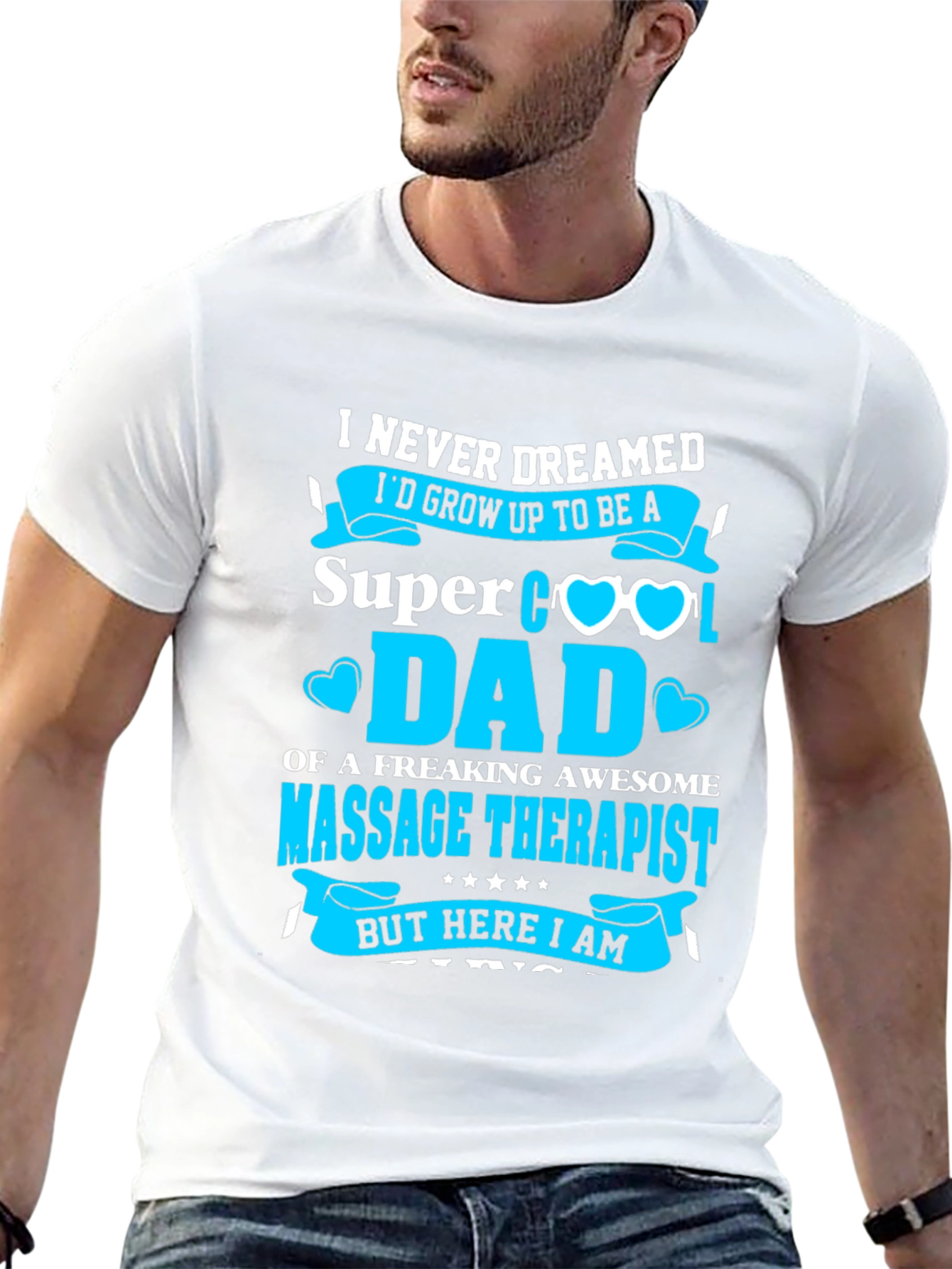 Super Cool Dad Massage Therapist T-Shirt
