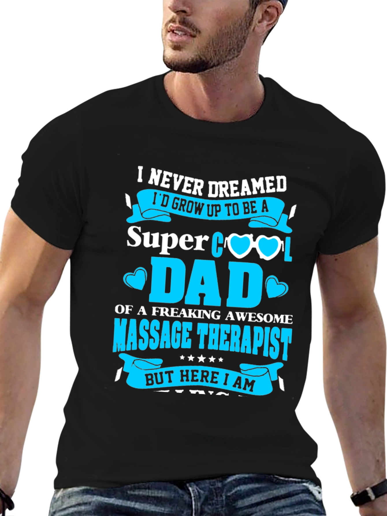 Super Cool Dad Massage Therapist T-Shirt