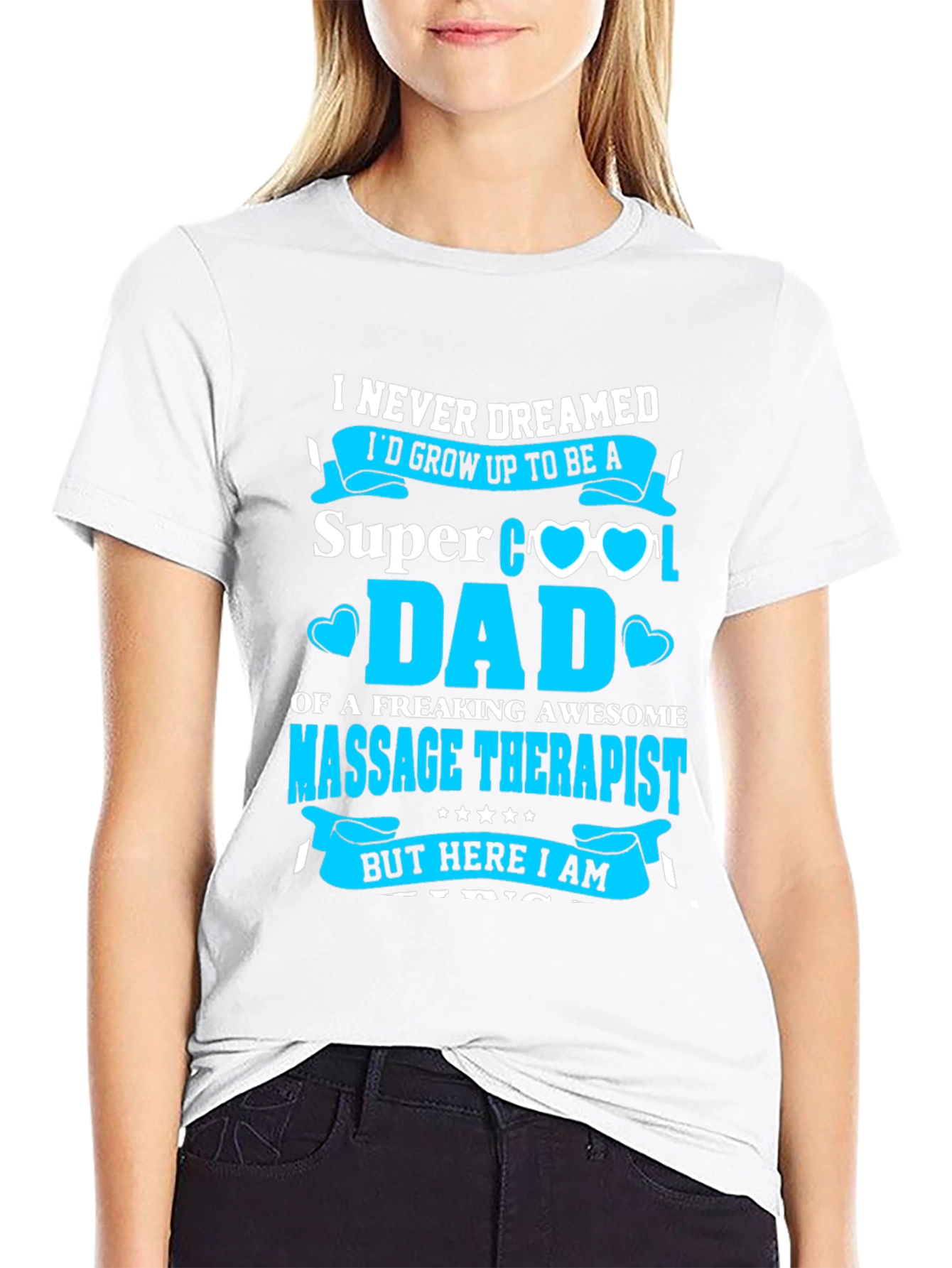 Super Cool Dad Massage Therapist T-Shirt