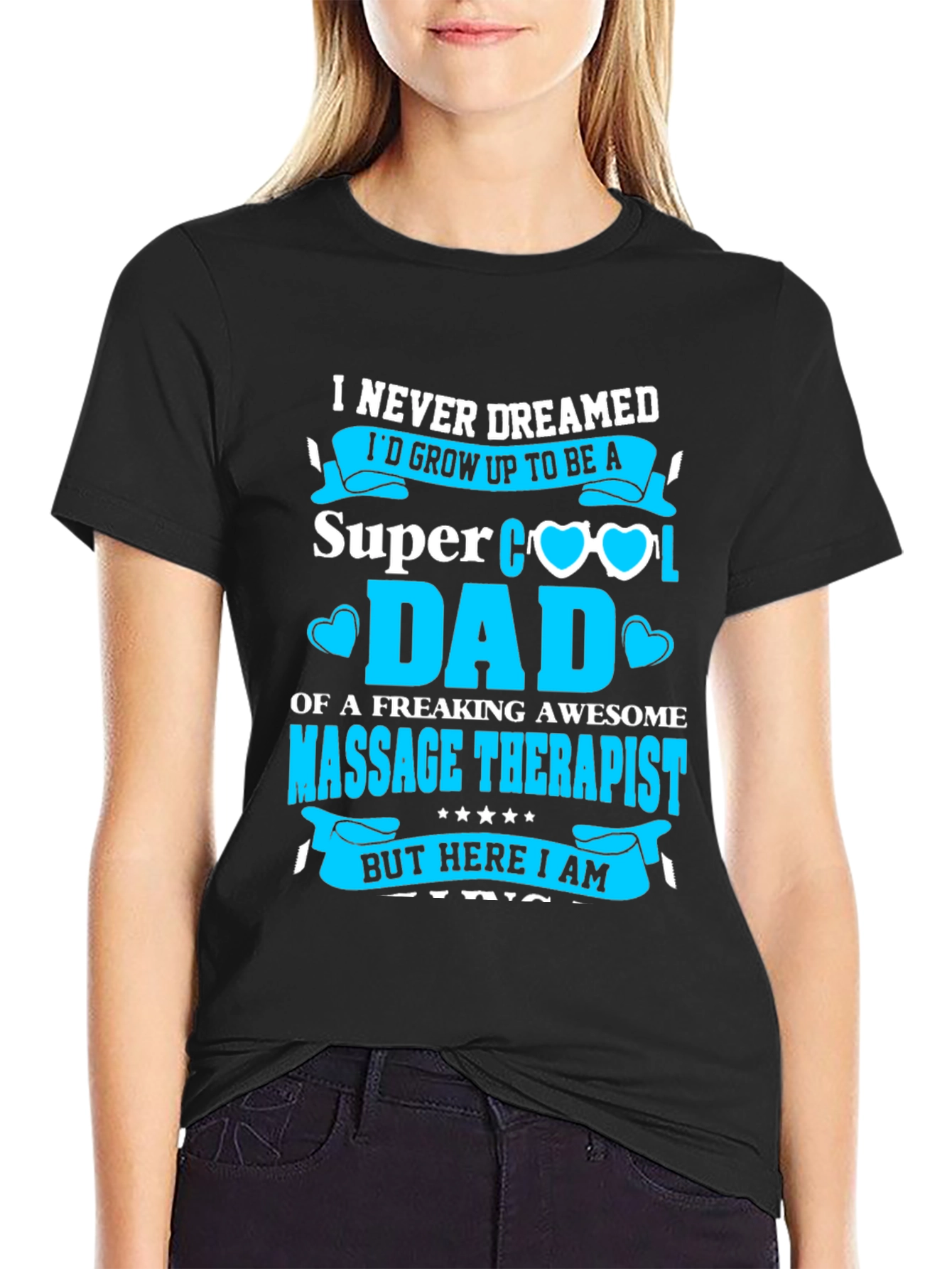 Super Cool Dad Massage Therapist T-Shirt