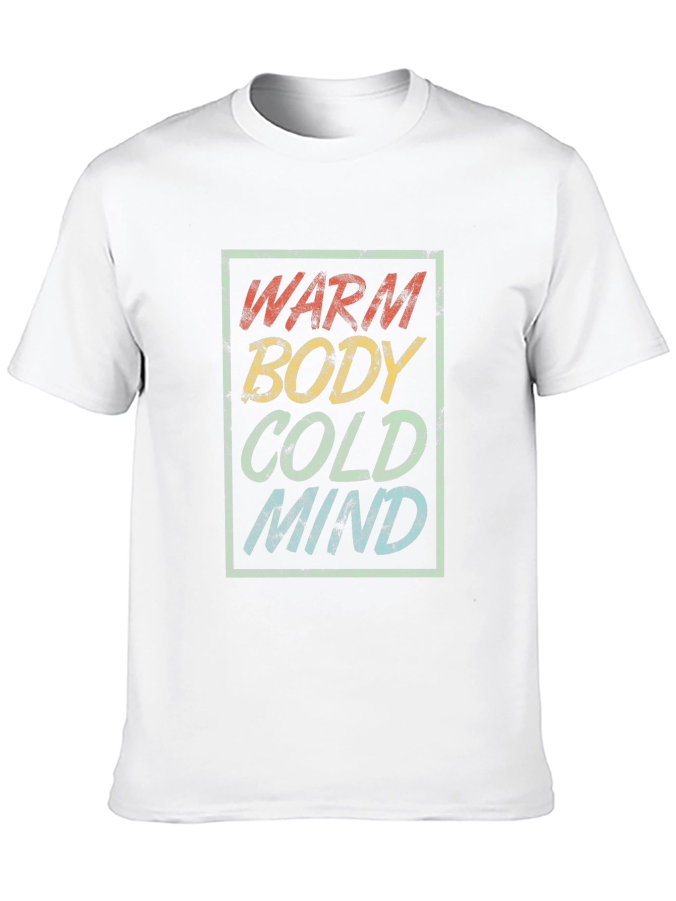 Warm Body Cold Mind Graphic T-Shirt - Retro Style