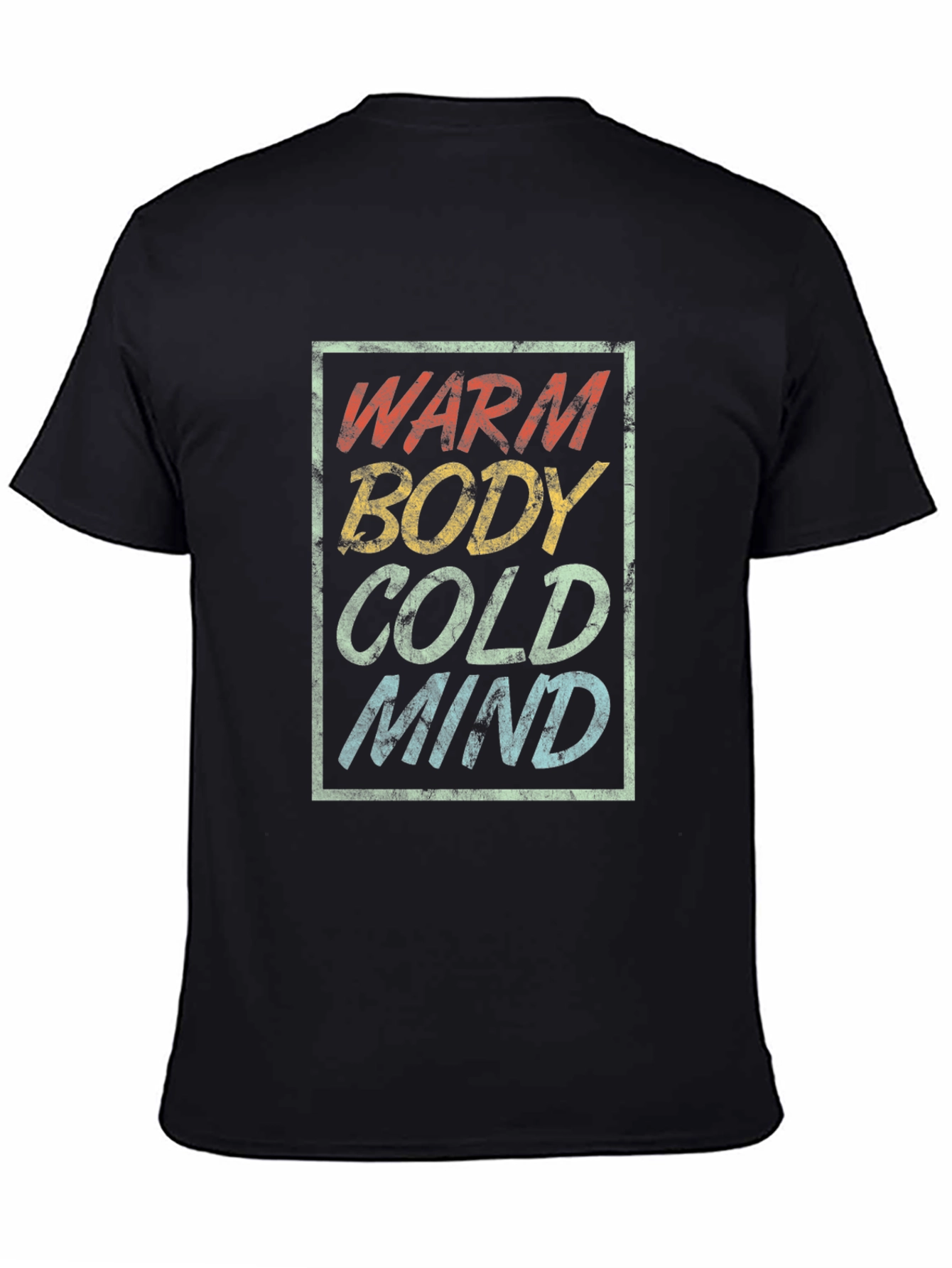Warm Body Cold Mind Graphic T-Shirt - Retro Style